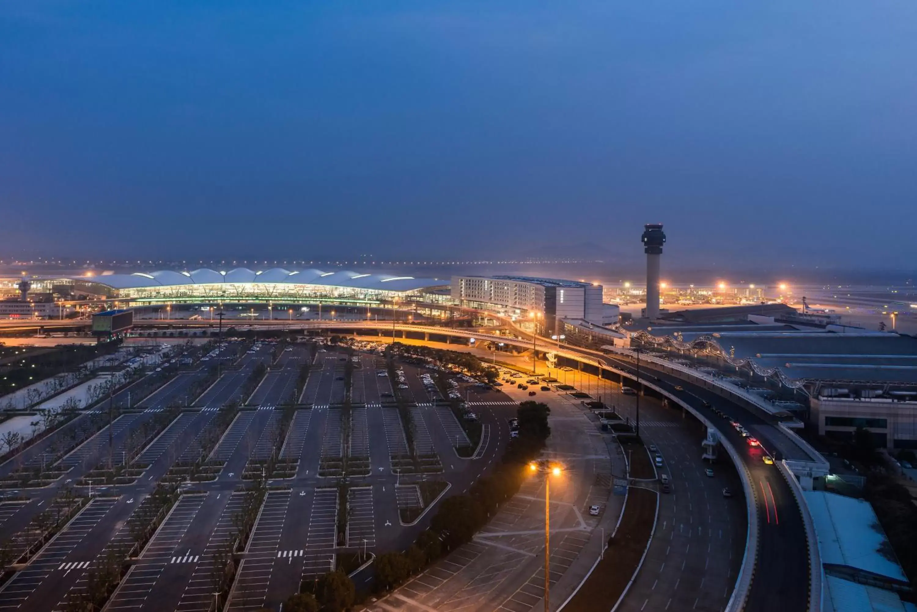 Bird's eye view, Bird's-eye View in Pullman Nanjing Lukou Airport