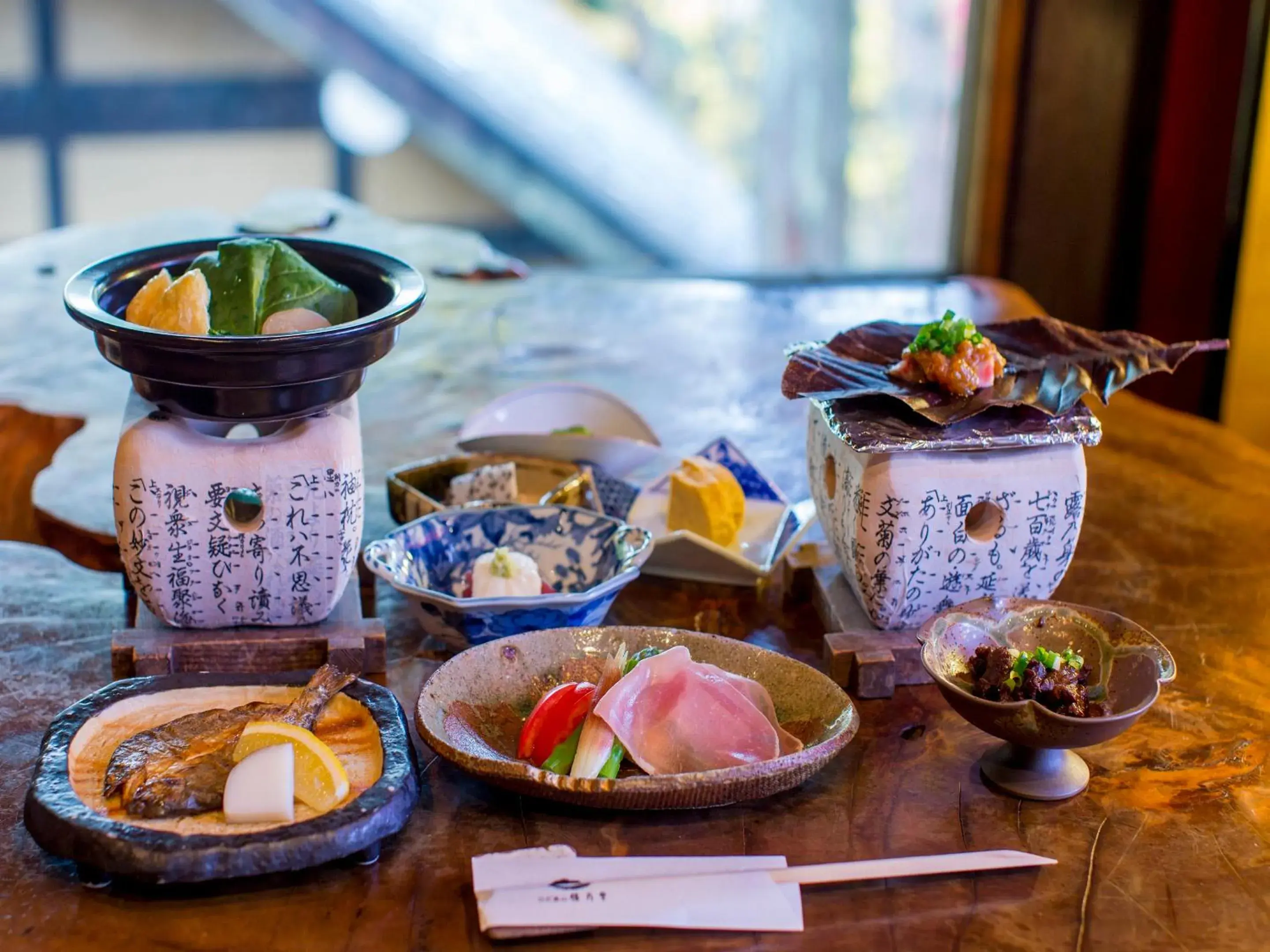 Food in Wanosato Ryokan