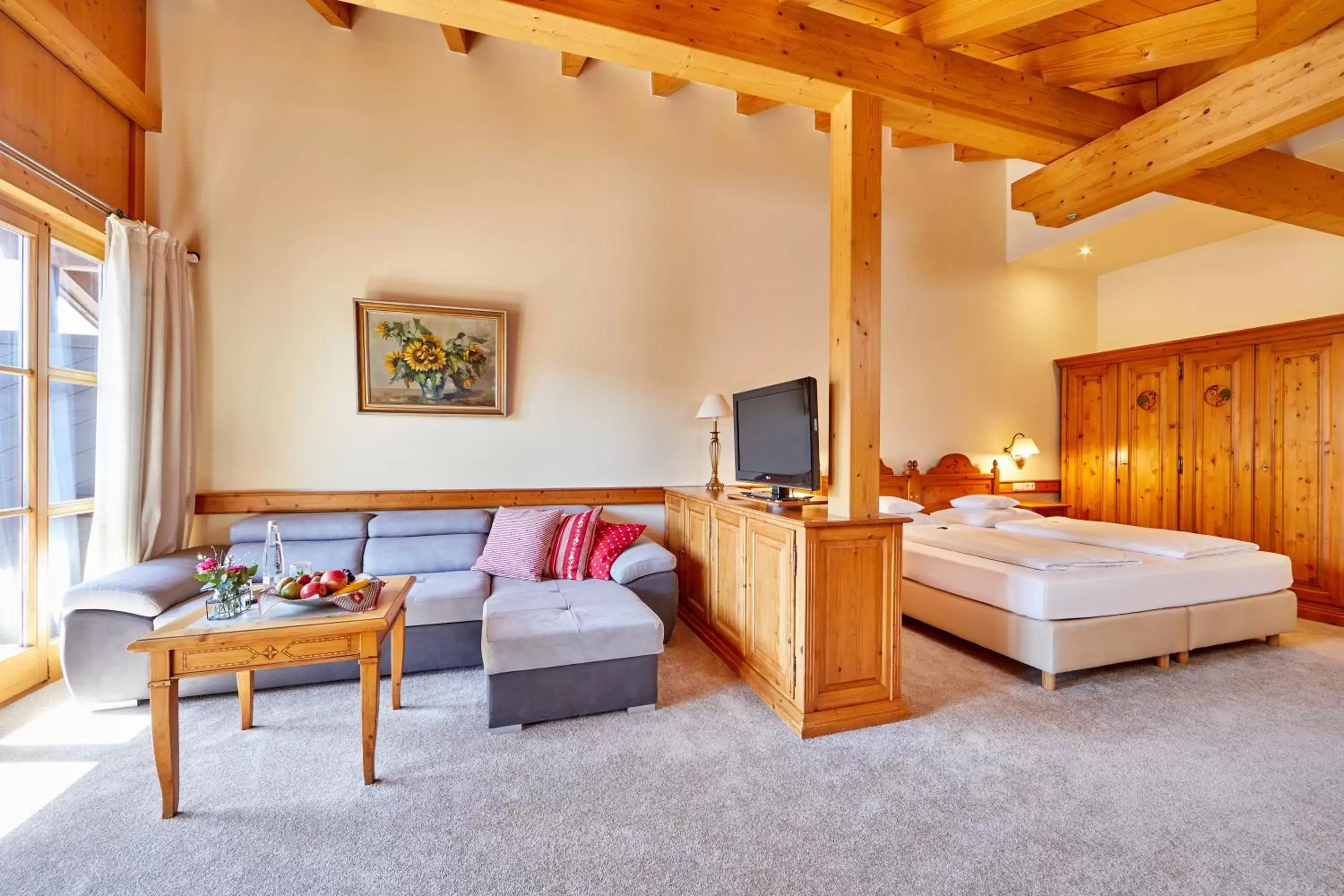 Living room in Hotel Zugspitze