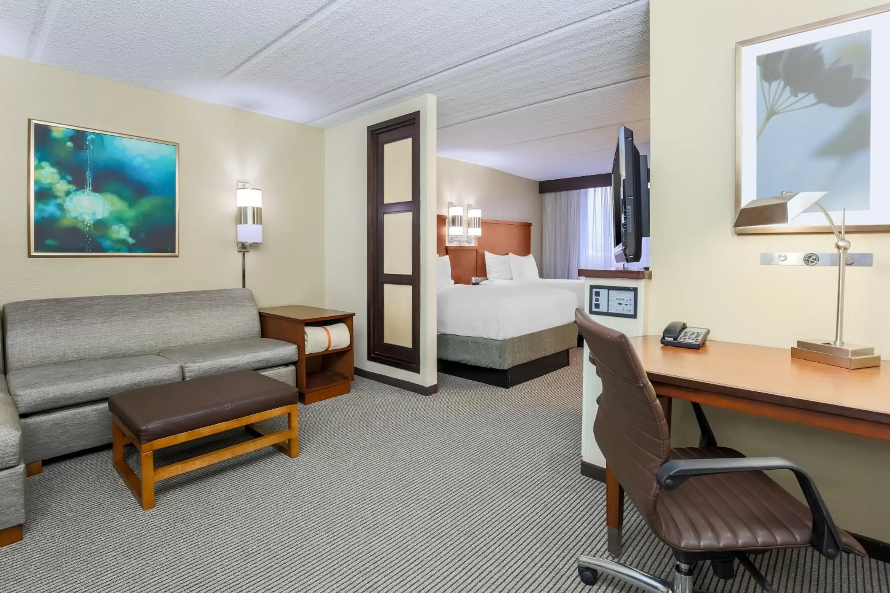 Double Room with Two Double Beds and Sofa Bed in Hyatt Place Dallas/Grapevine