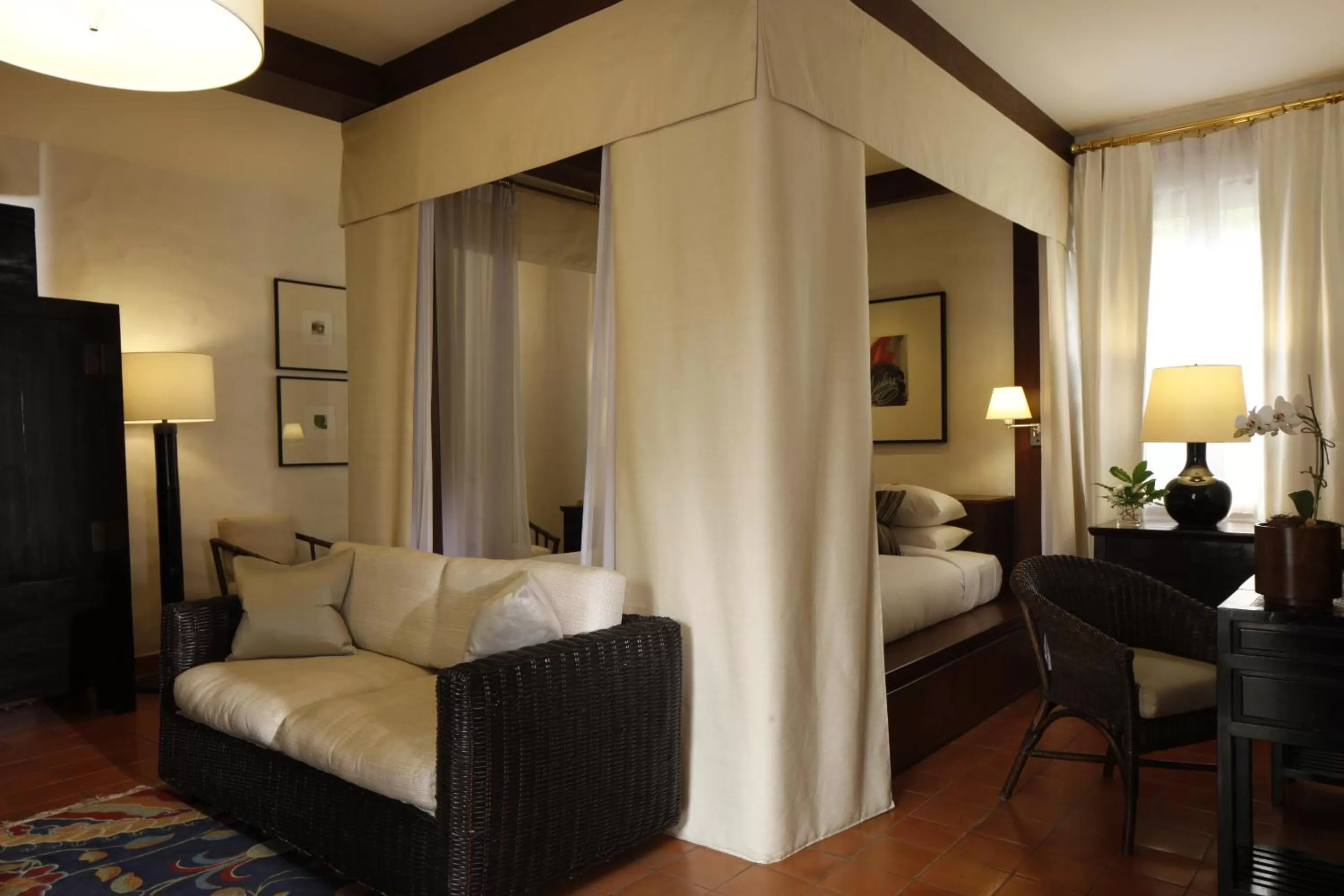 Bed in Rachamankha Hotel