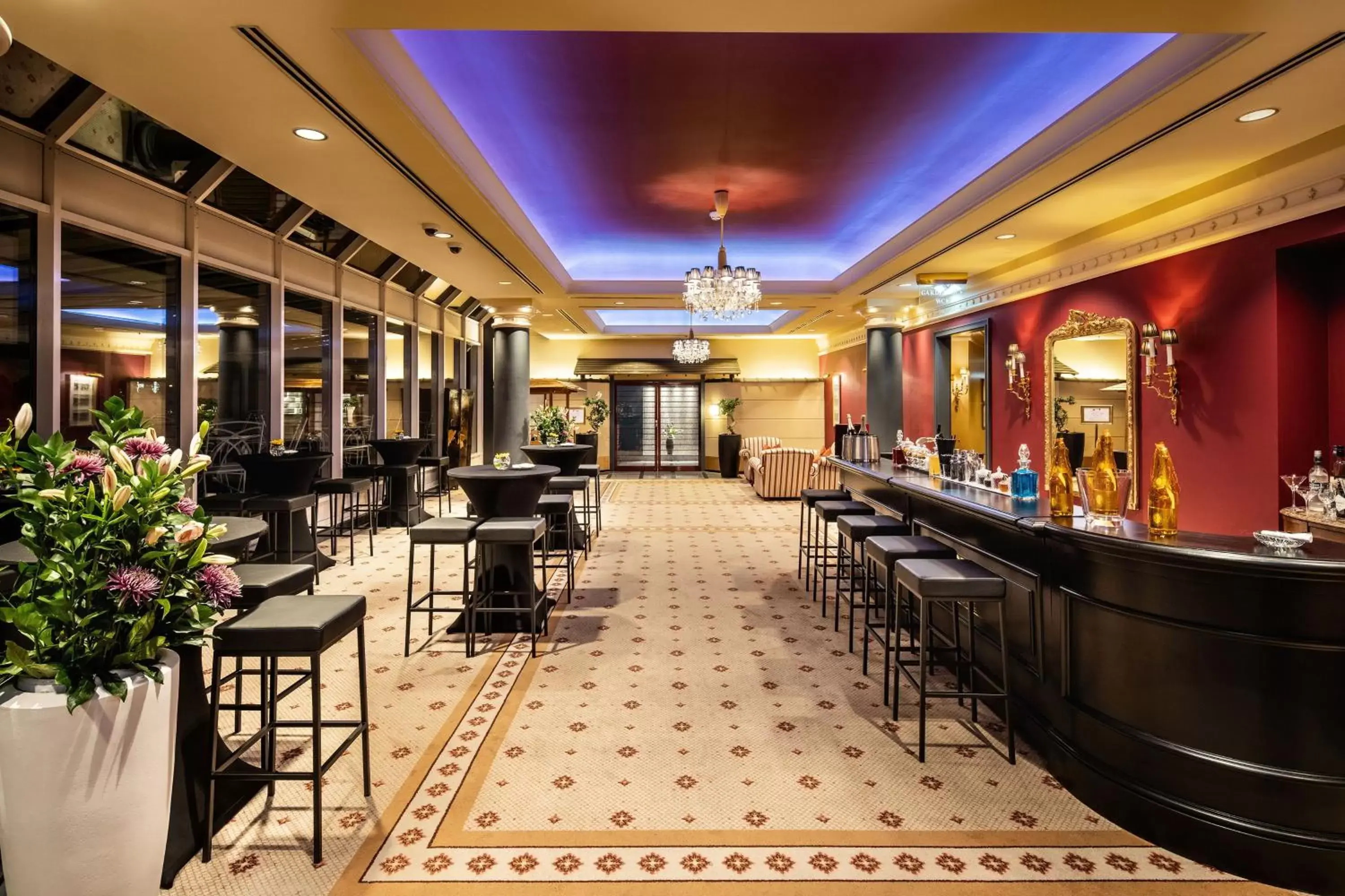 Lounge or bar, Restaurant/Places to Eat in Grand Hotel Wien