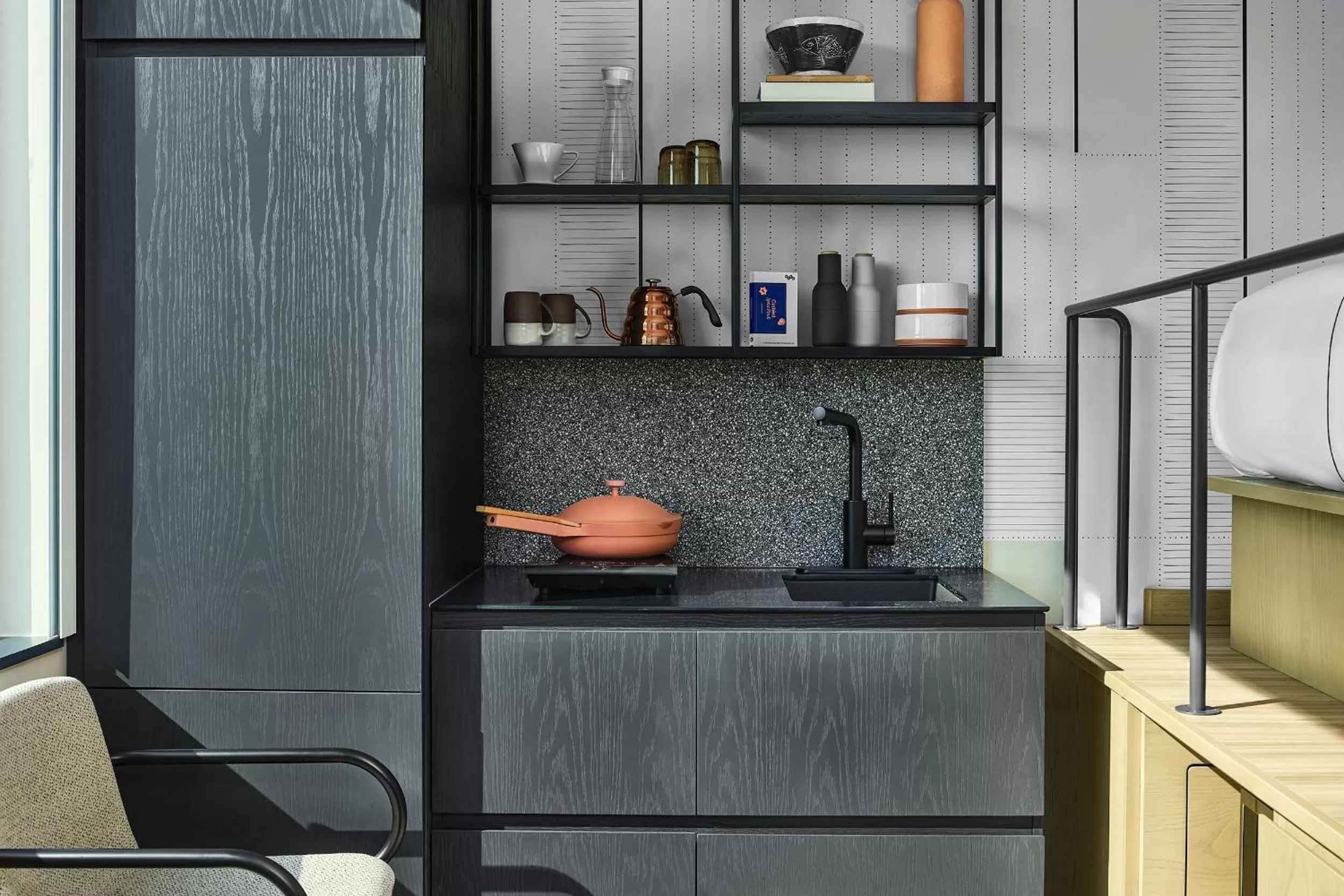 Kitchen or kitchenette in Catbird Hotel