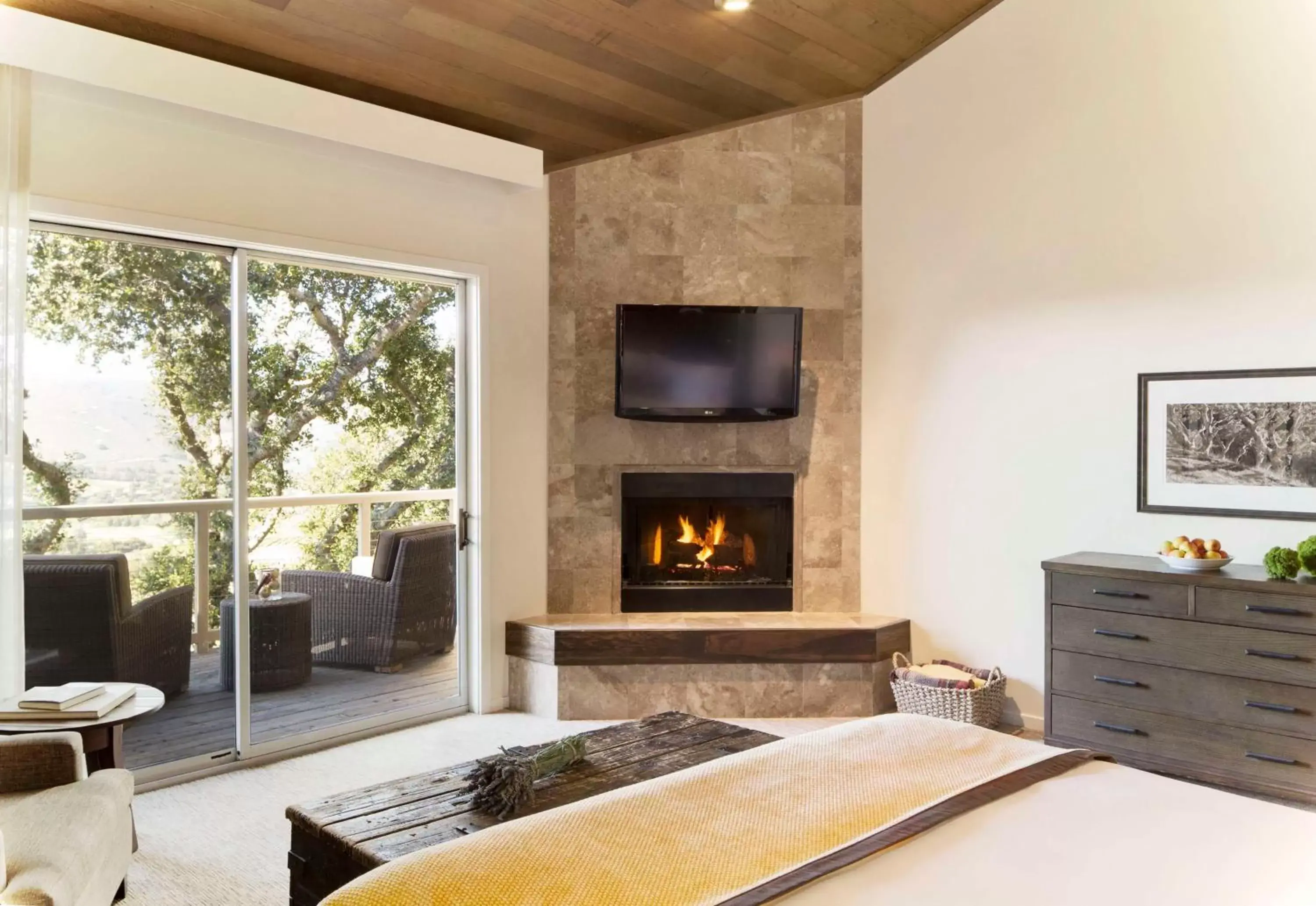 Bedroom, TV/Entertainment Center in Carmel Valley Ranch, in The Unbound Collection by Hyatt