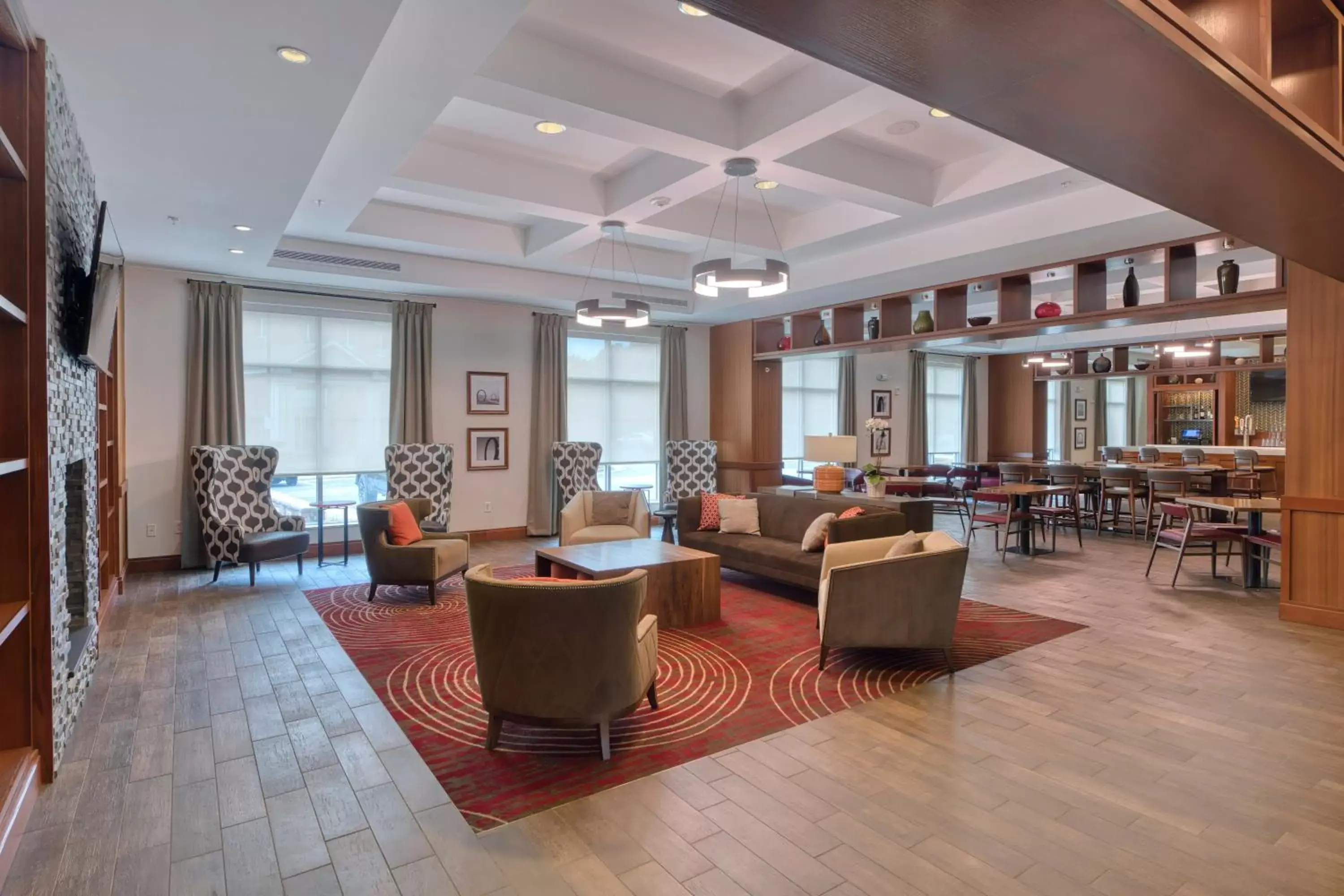 Lobby or reception in DoubleTree by Hilton Raleigh-Cary
