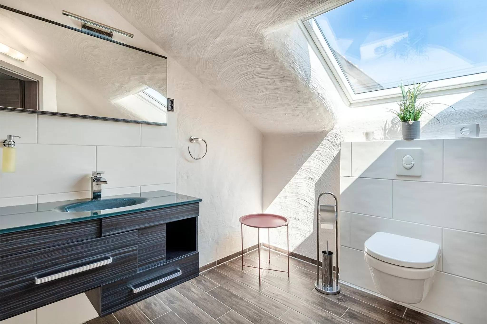 Toilet in Villa Moorstern am Badesee Tannenhausen