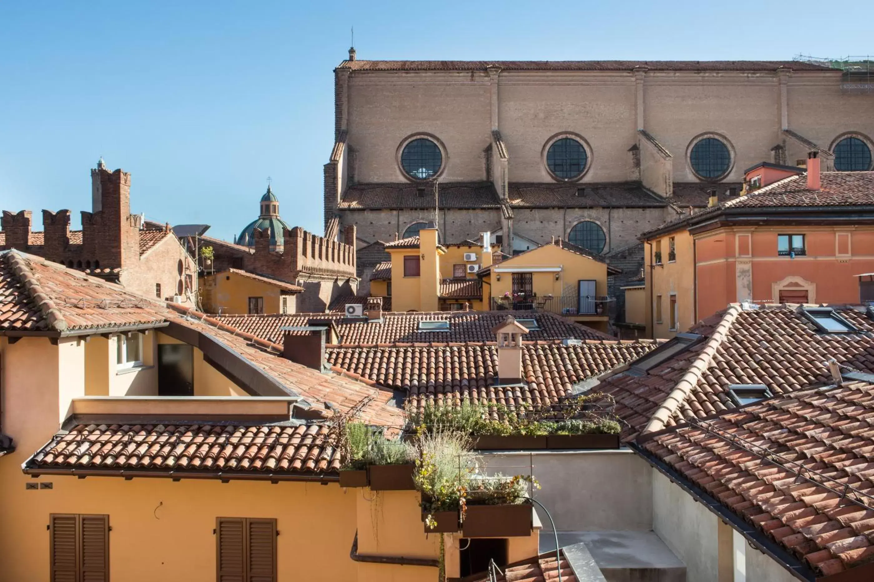 City view in Art Hotel Orologio