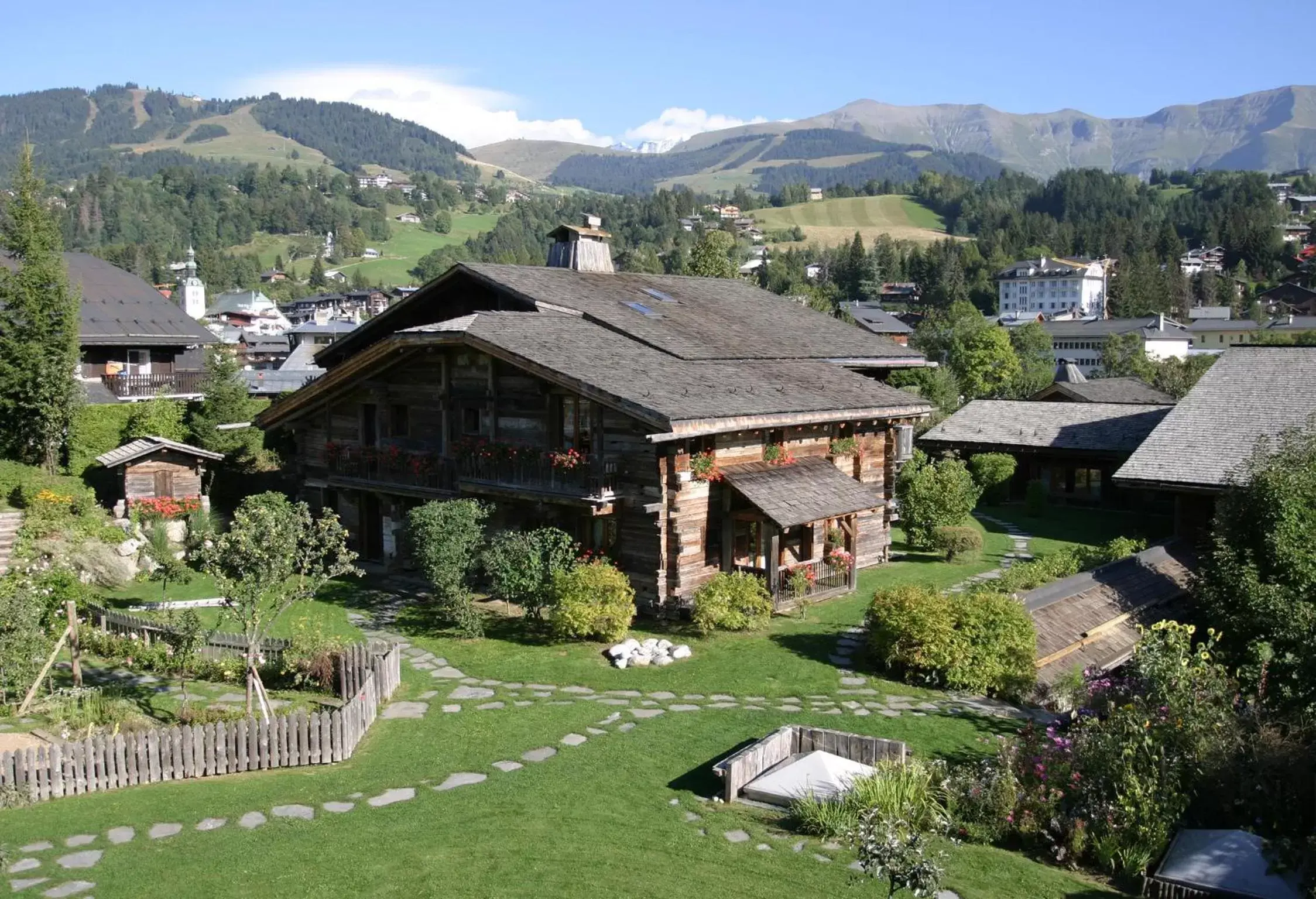 Bird's eye view in Les Fermes de Marie