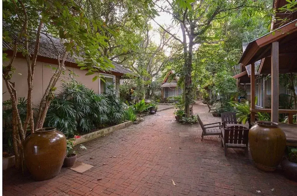 Garden view in Veranda Lodge