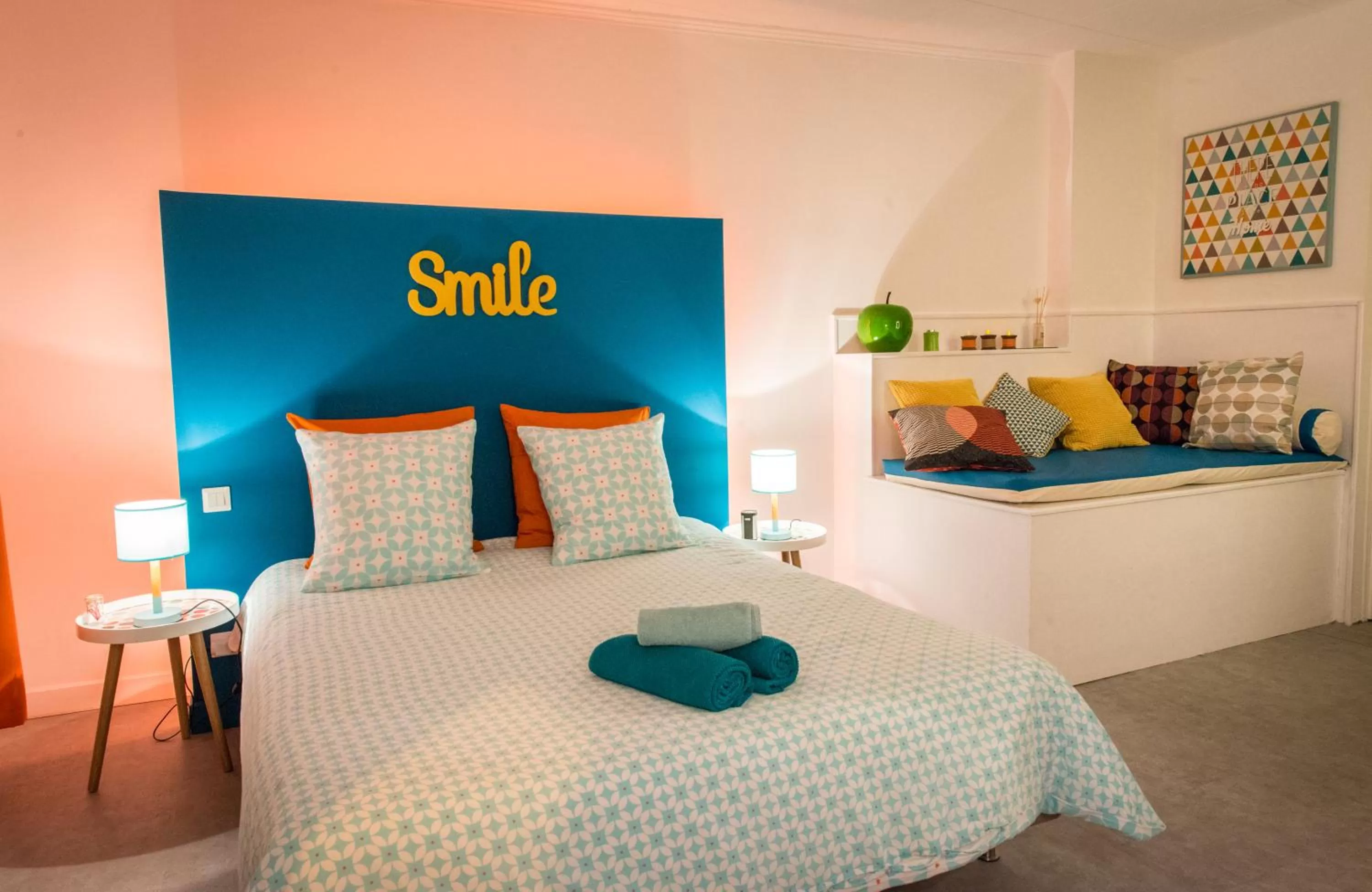 Photo of the whole room, Bed in La Maison Gustave