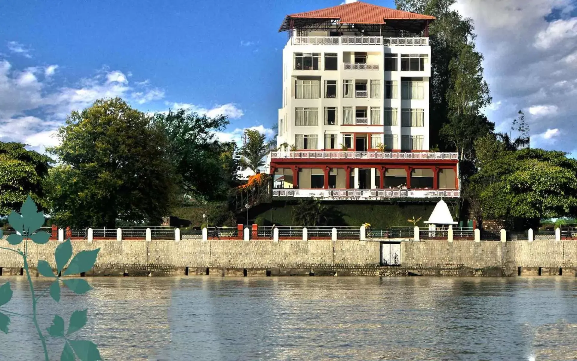 River view, Property Building in GANGA KINARE- A Riverside Boutique Resort, Rishikesh