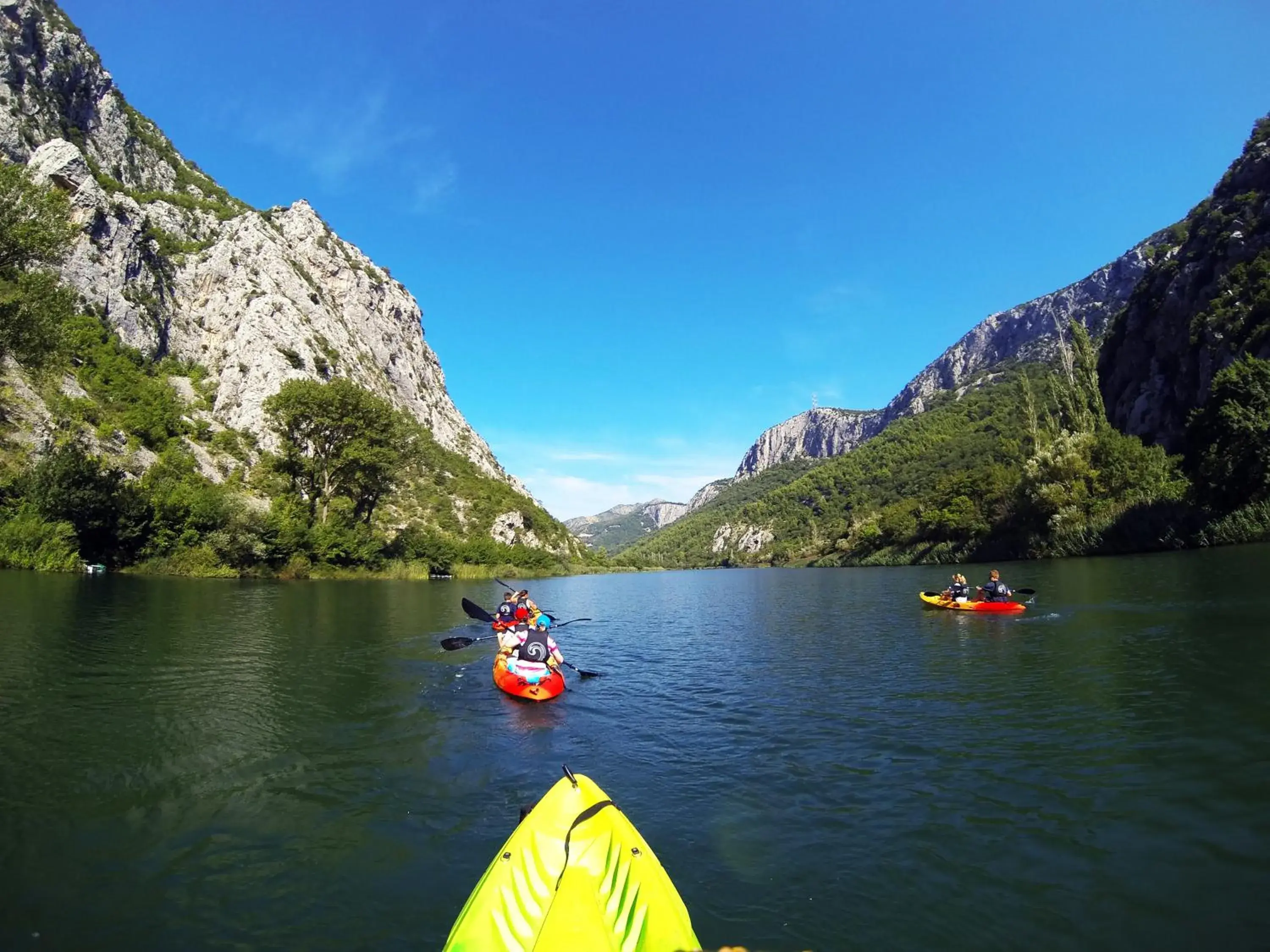 Canoeing in Hotel Villa Dvor