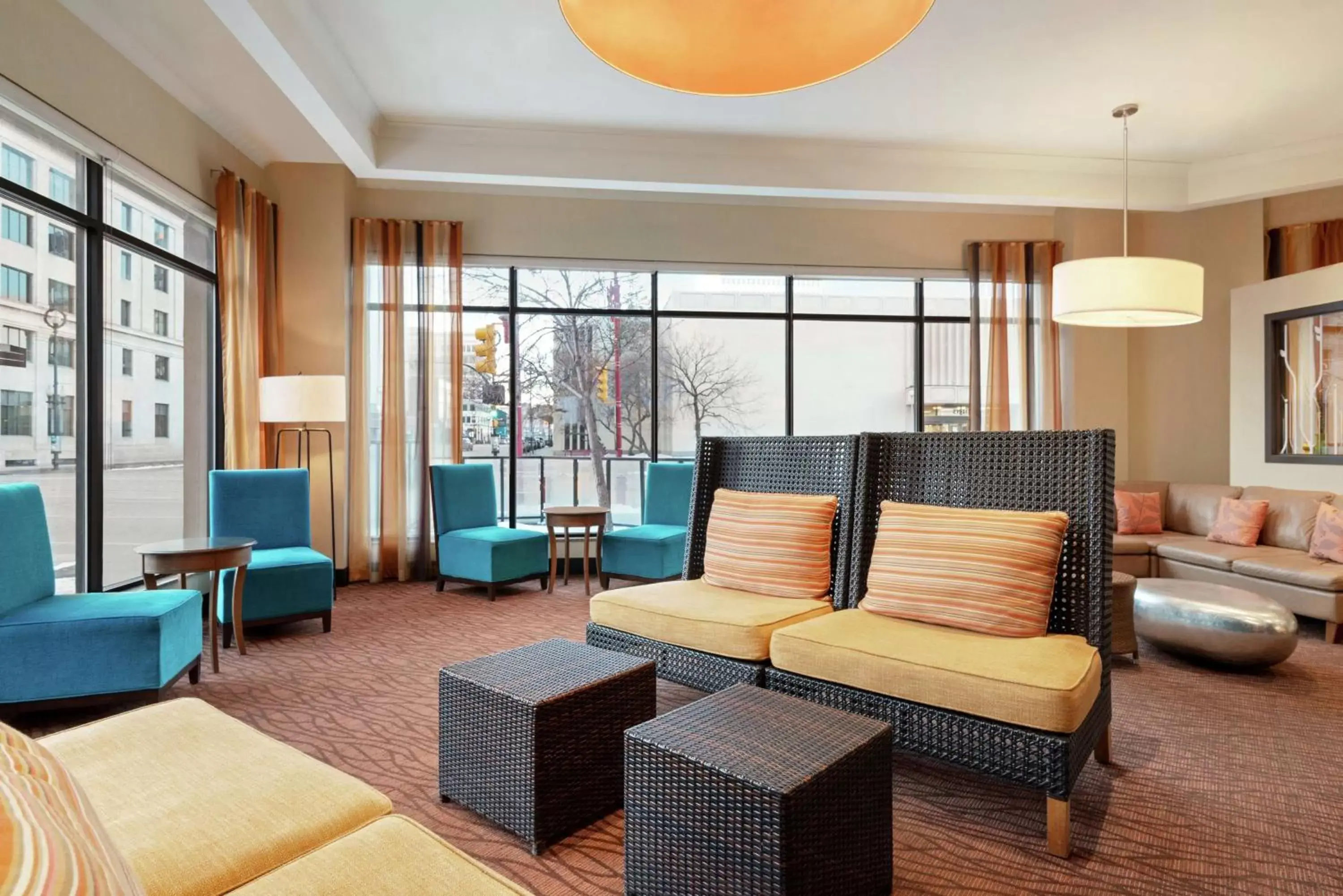 Lobby or reception, Seating Area in Hilton Garden Inn Saskatoon Downtown