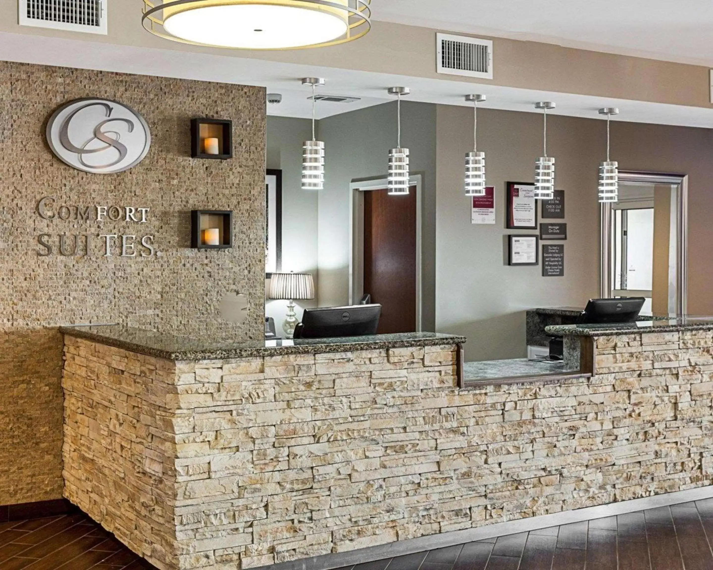 Lobby or reception, Lobby/Reception in Comfort Suites near Tanger Outlet Mall