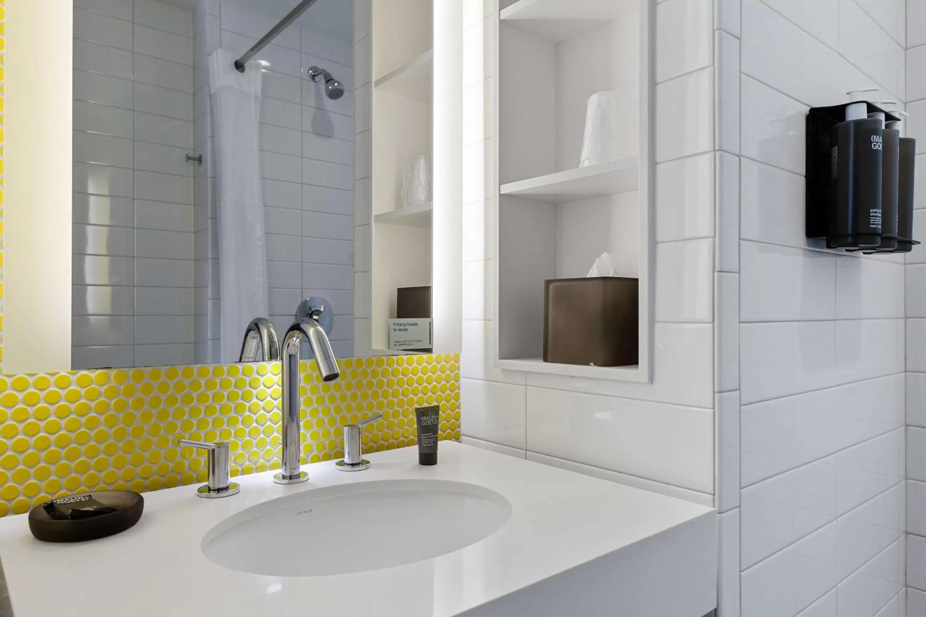 Bathroom in Motto by Hilton Washington DC City Center Bathroom in Motto by Hilton Washington DC City Center