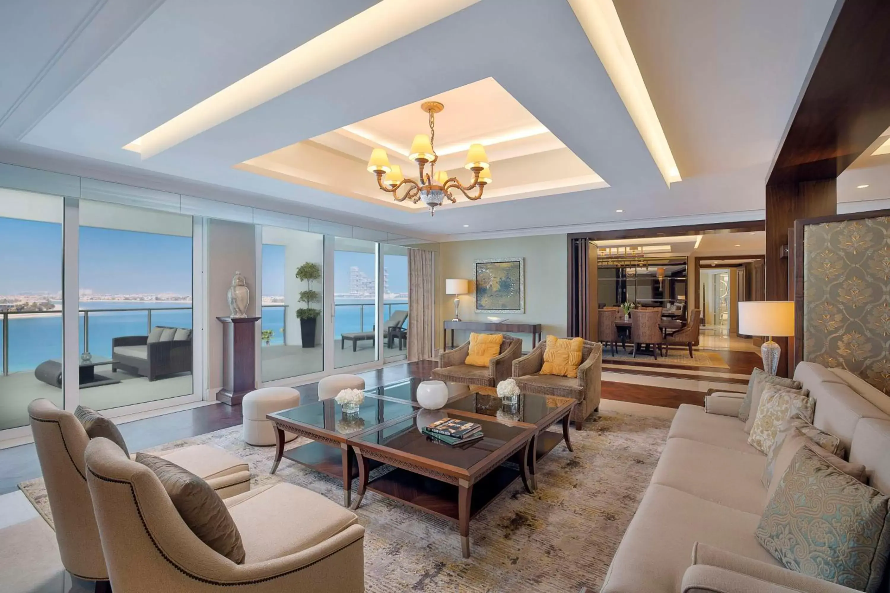 Living room, Seating Area in Waldorf Astoria Dubai Palm Jumeirah