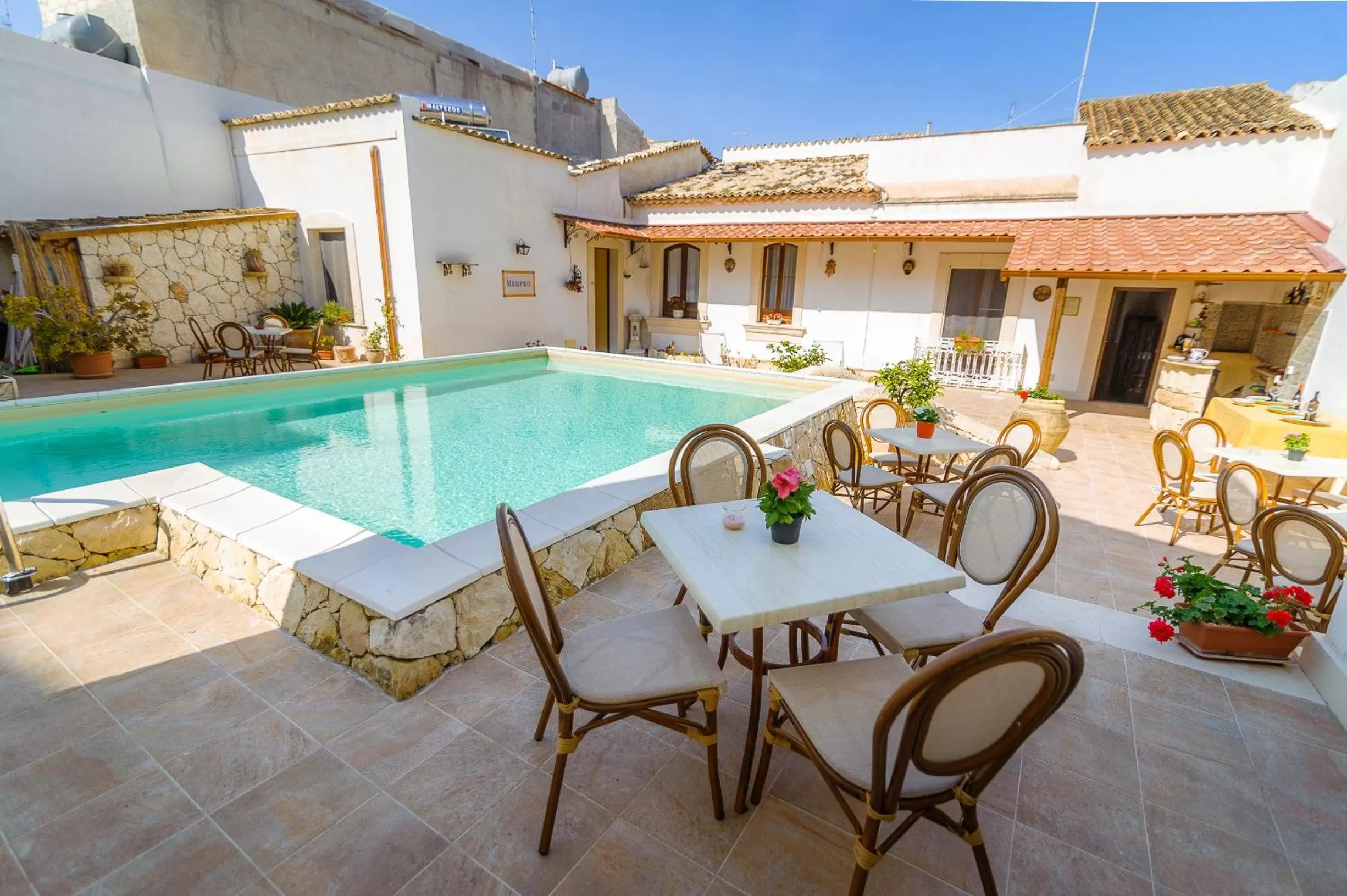 Pool view in Morfeo Charming Rooms & Relax