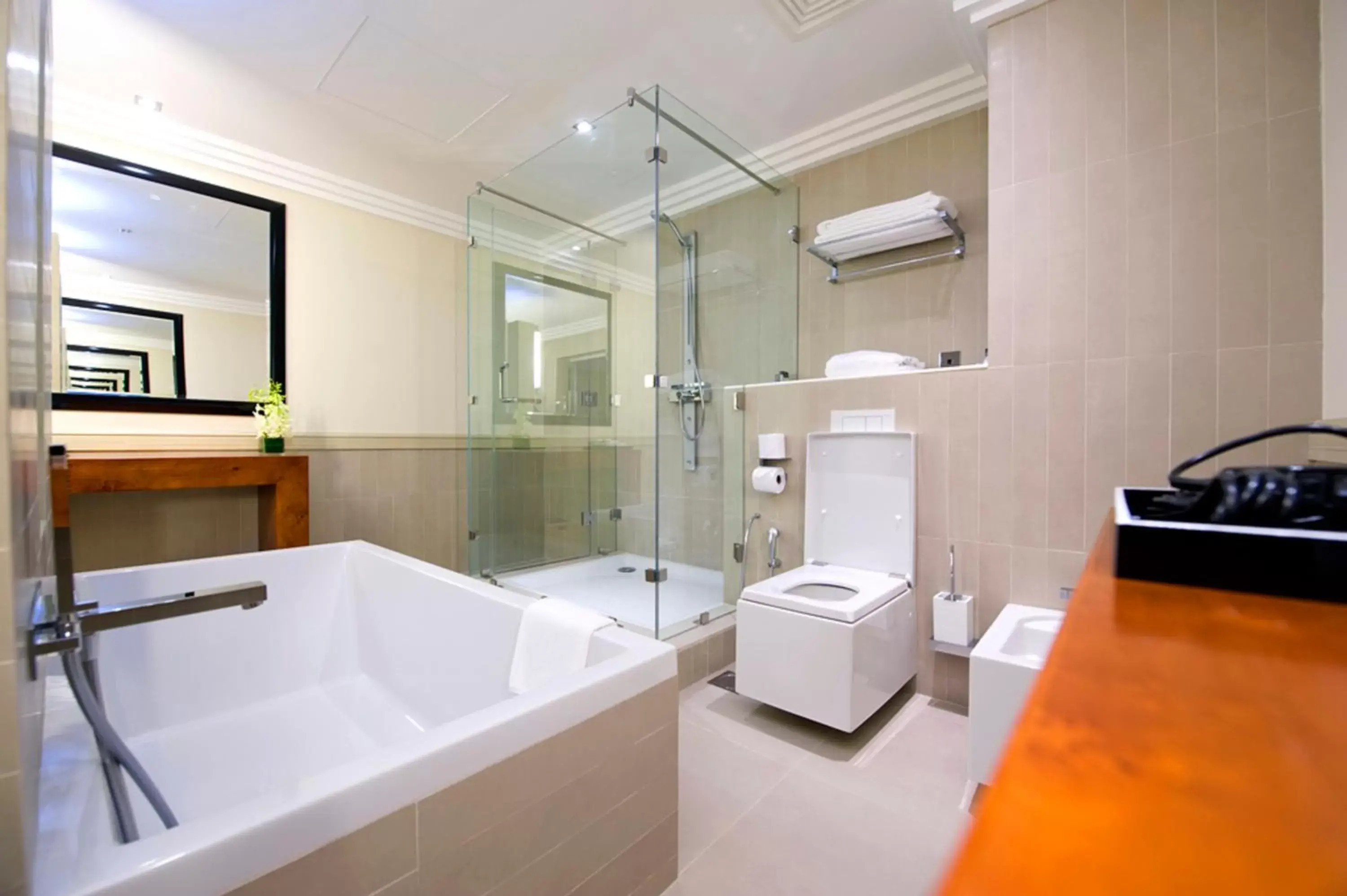 Shower, Bathroom in Millennium Airport Hotel Dubai