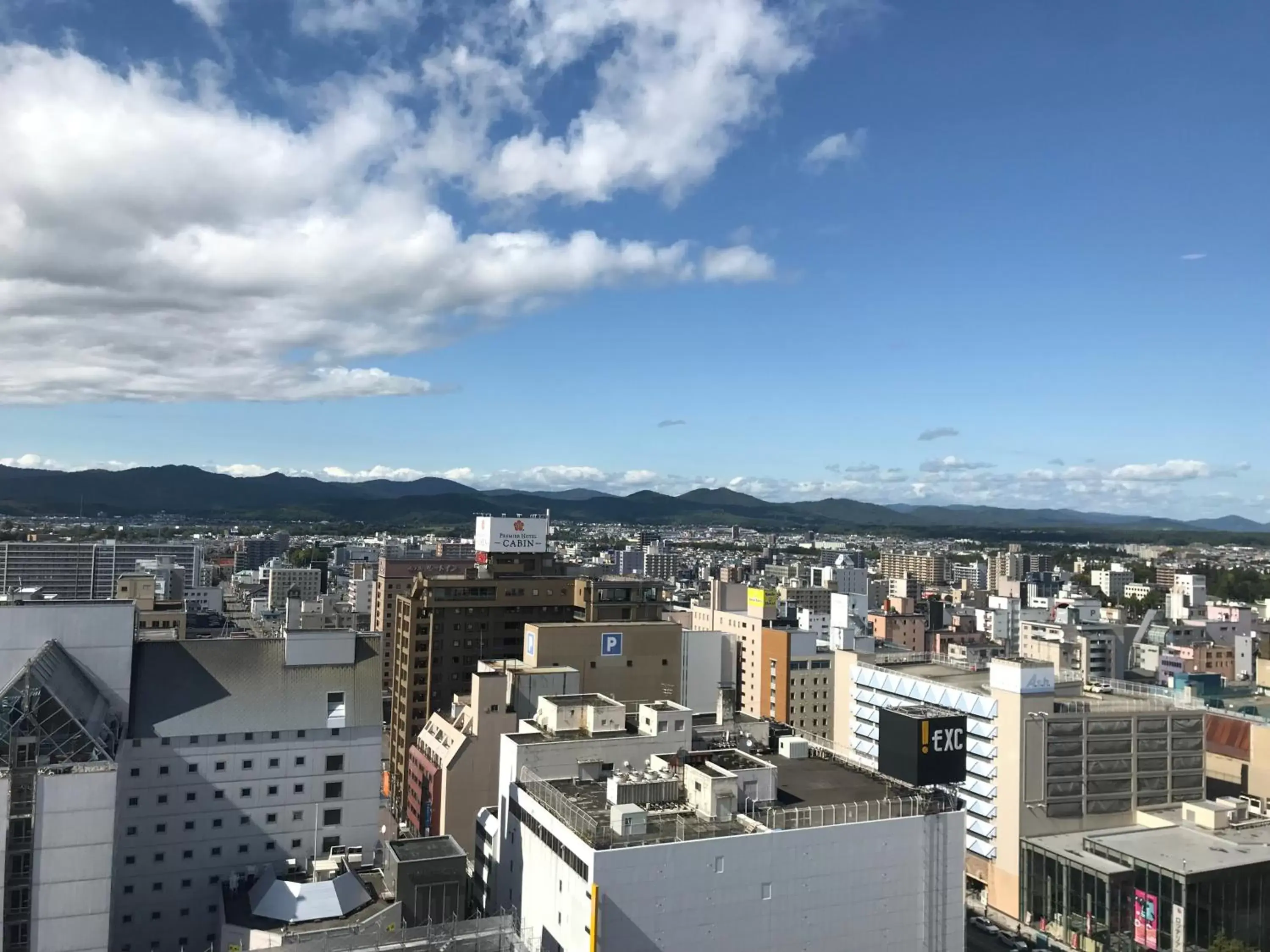 City view in Hotel Route Inn Grand Asahikawa Ekimae