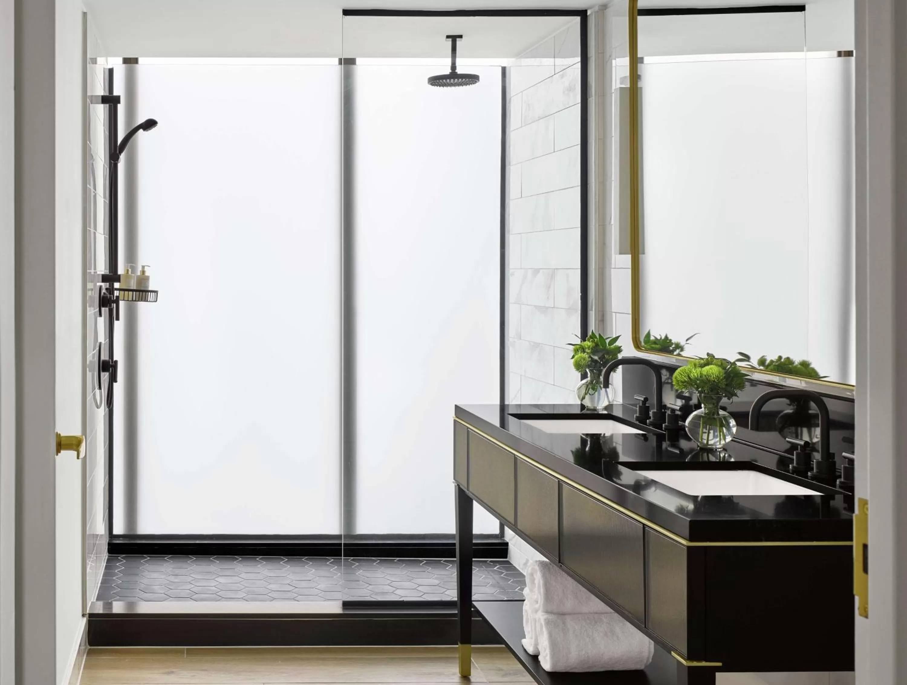 Bathroom in C. Baldwin, Curio Collection by Hilton