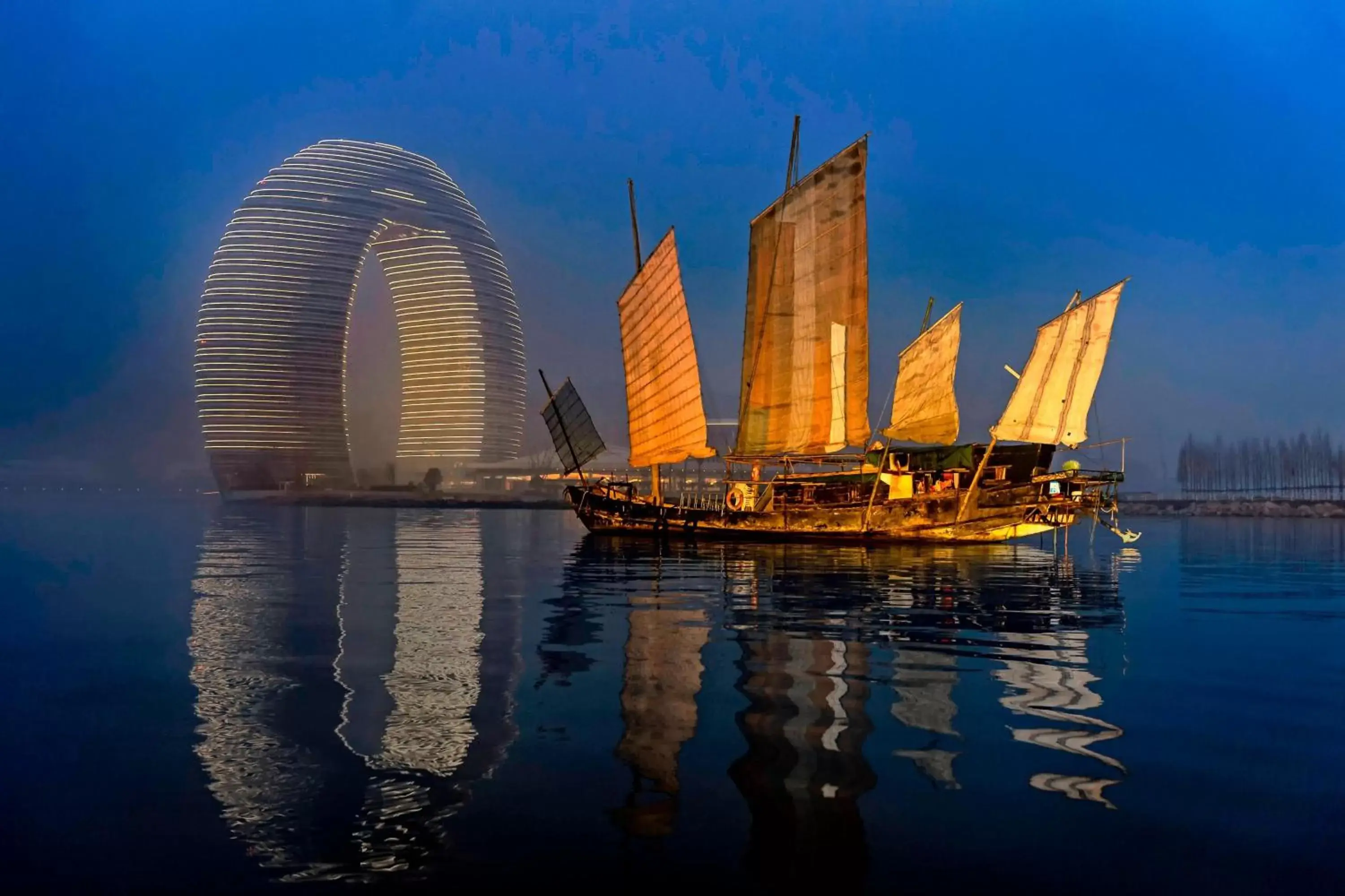 Property building in Sheraton Huzhou Taihu Lake Hot Spring Resort & Spa