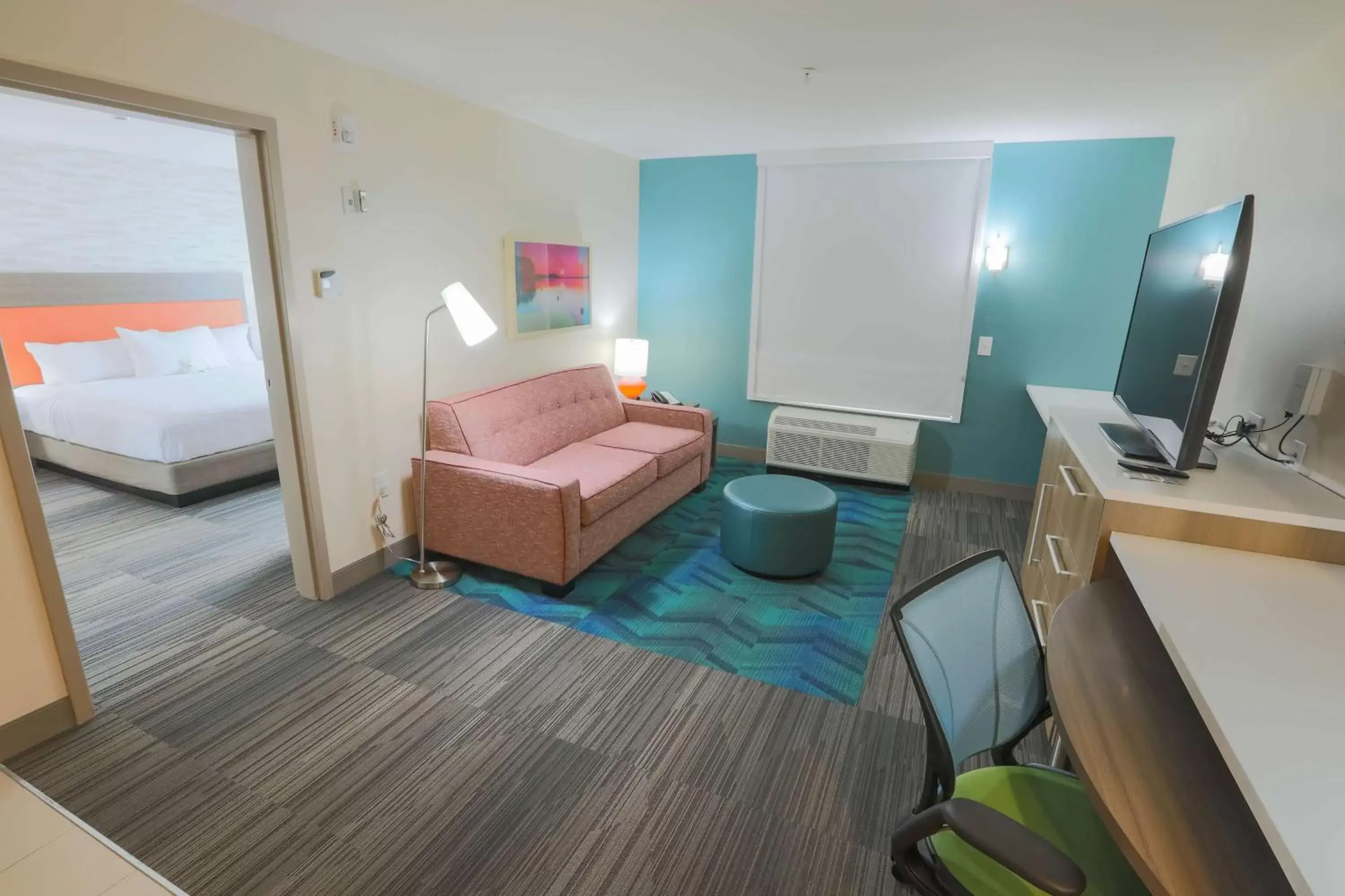 Bedroom, Seating Area in Home2 Suites By Hilton Cumming Atlanta, Ga