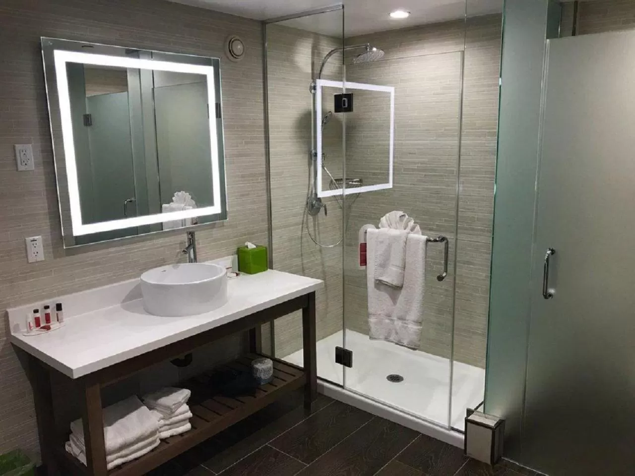 Bathroom in Wyndham Anaheim