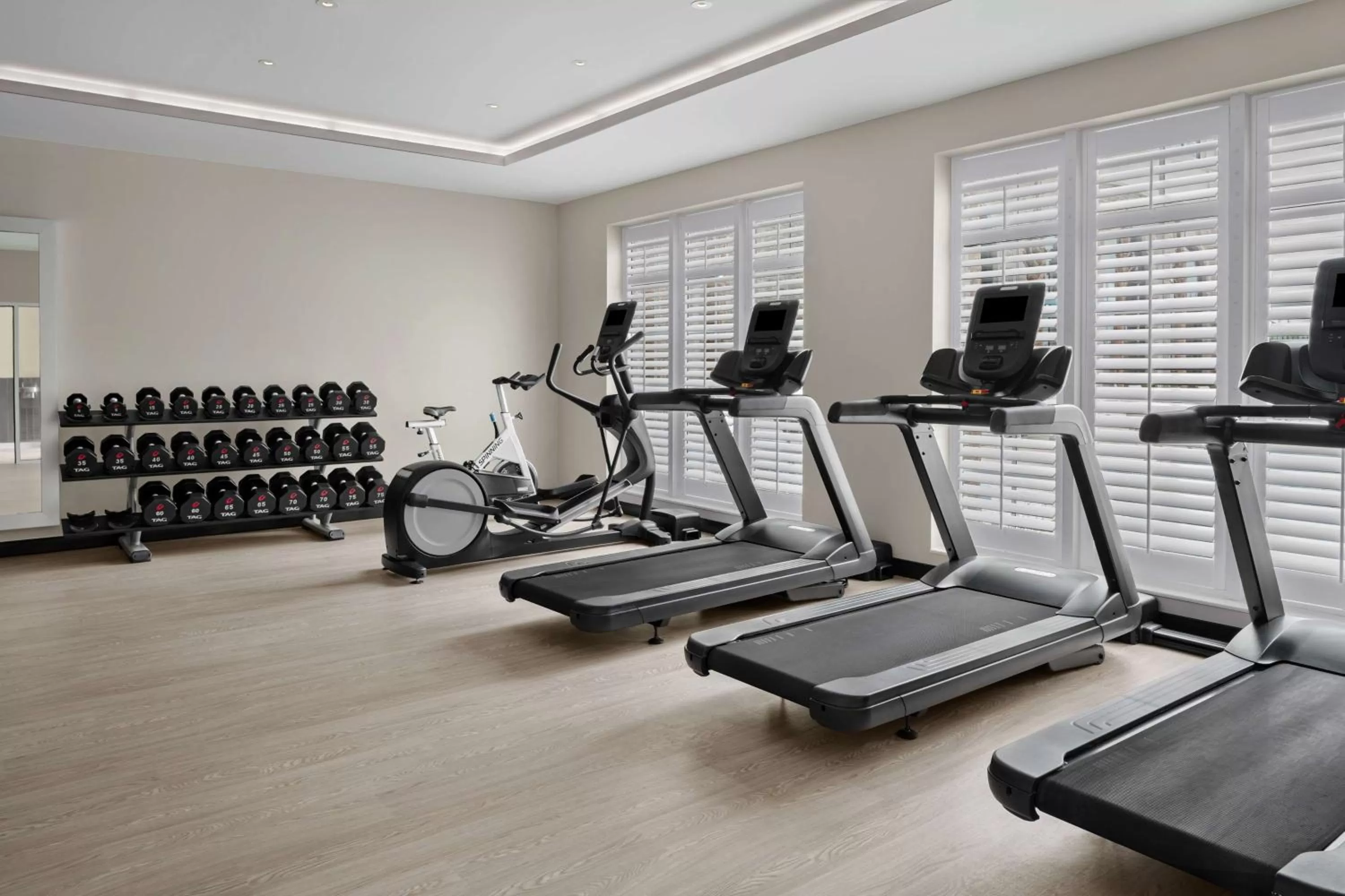 Fitness centre/facilities in Embassy Suites by Hilton Charleston Harbor Mt. Pleasant