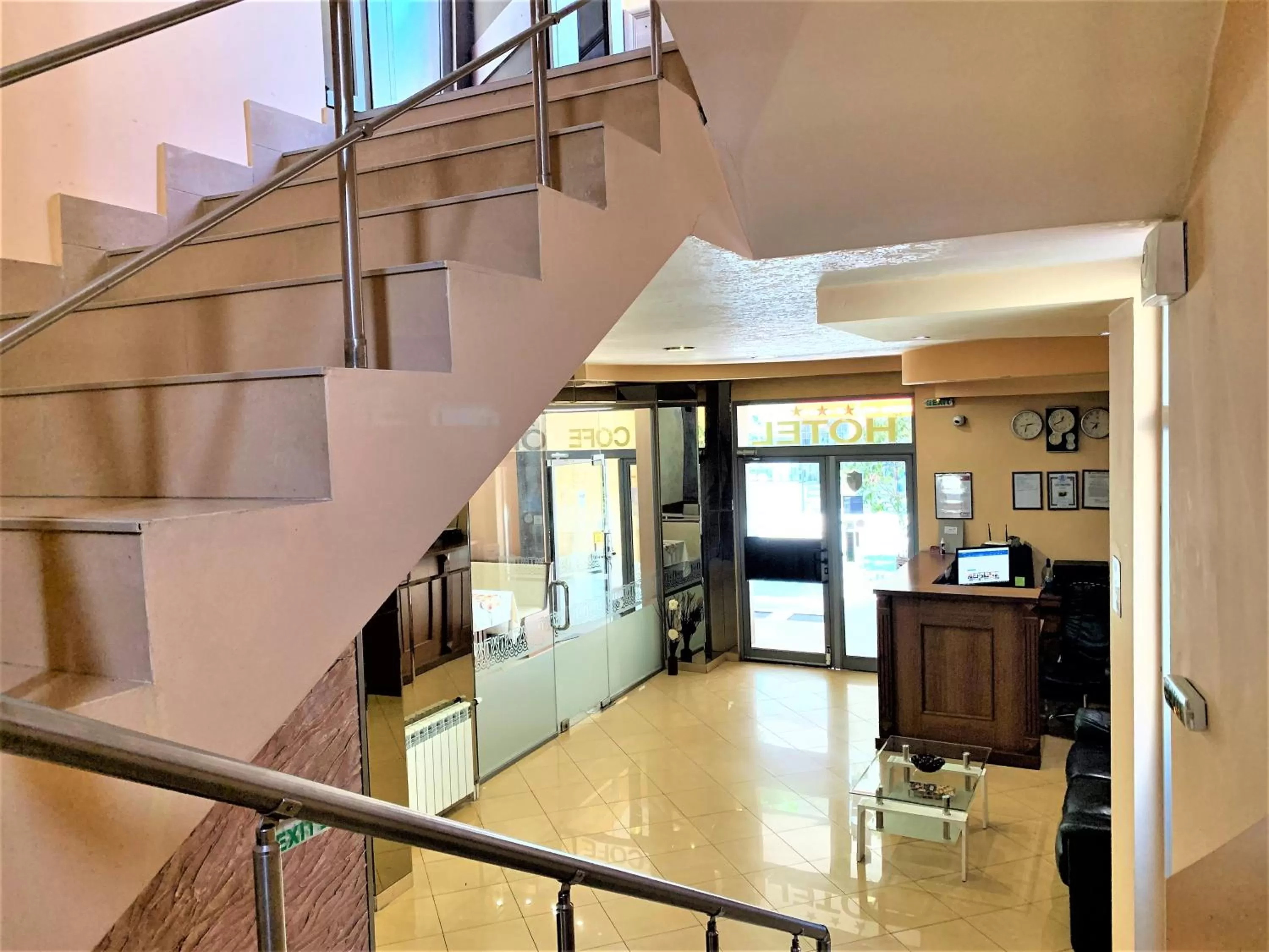 Lobby or reception in Hotel Trayana