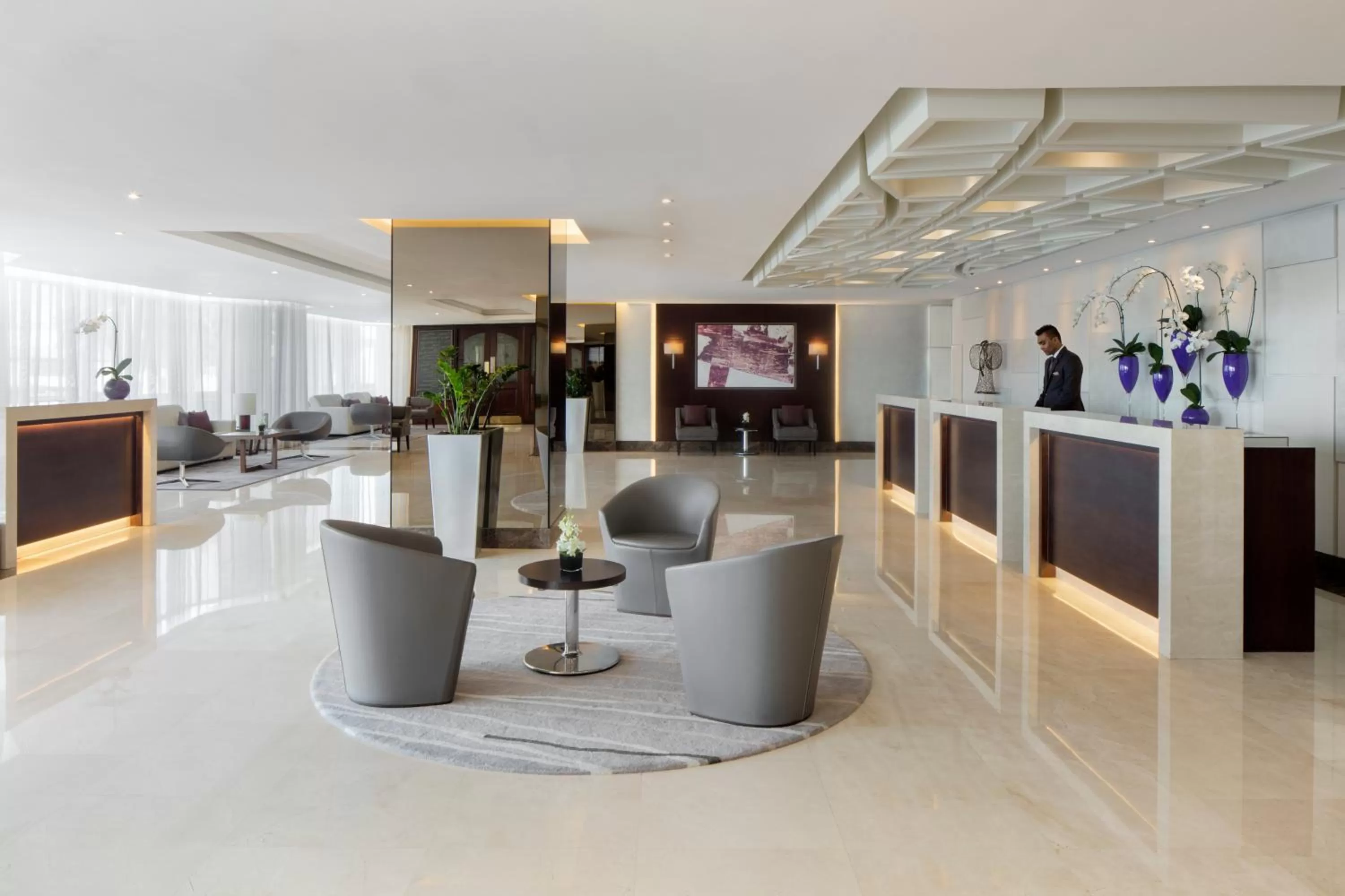 Lobby or reception in Jumeira Rotana – Dubai