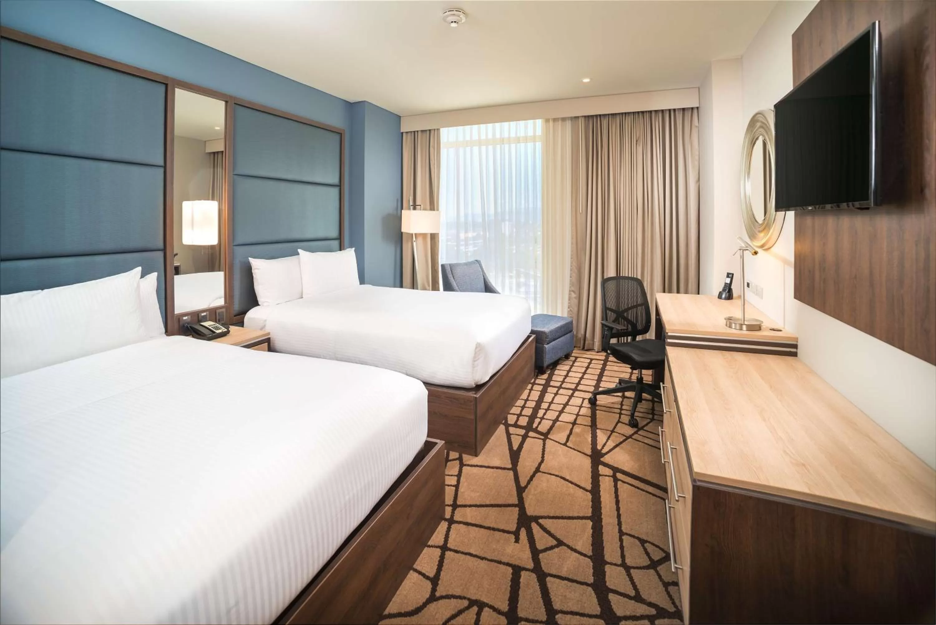 Bedroom, Bed in Hilton Garden Inn Bogota Airport