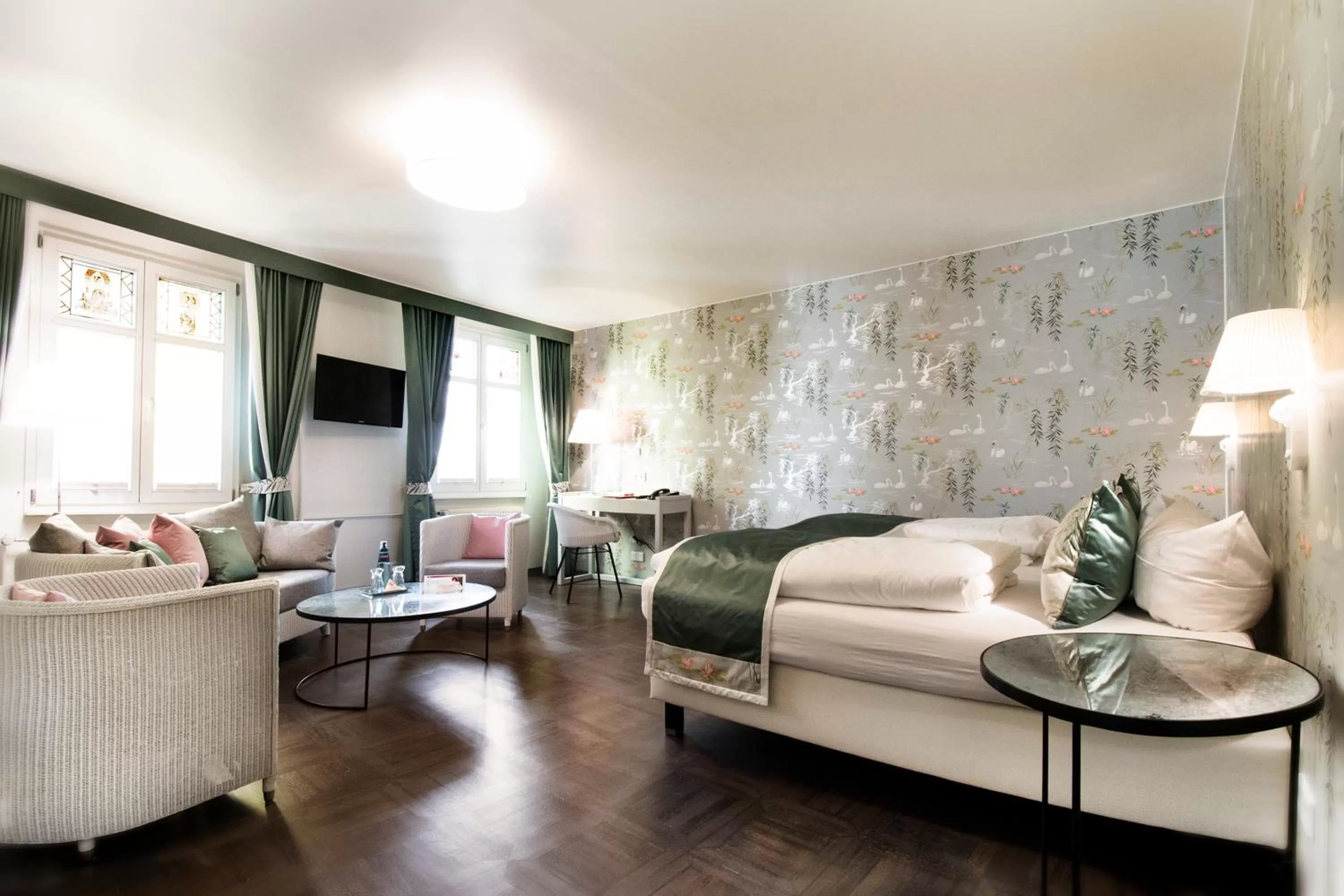 Photo of the whole room, Bed in Romantik Hotel Barbarossa