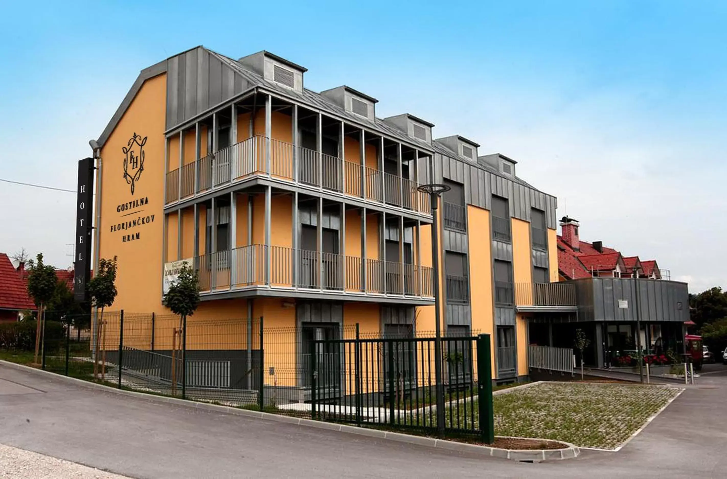 Facade/entrance in Hotel Florjančkov Hram Facade/entrance in Hotel Florjančkov Hram