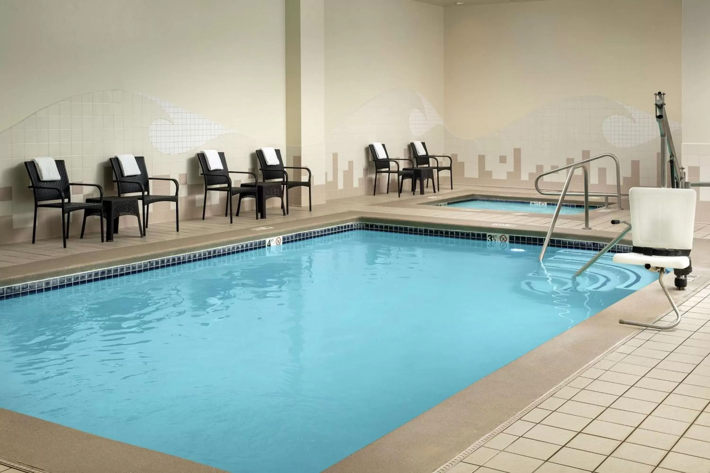Pool view in Hilton Garden Inn Yakima Downtown Pool view in Hilton Garden Inn Yakima Downtown