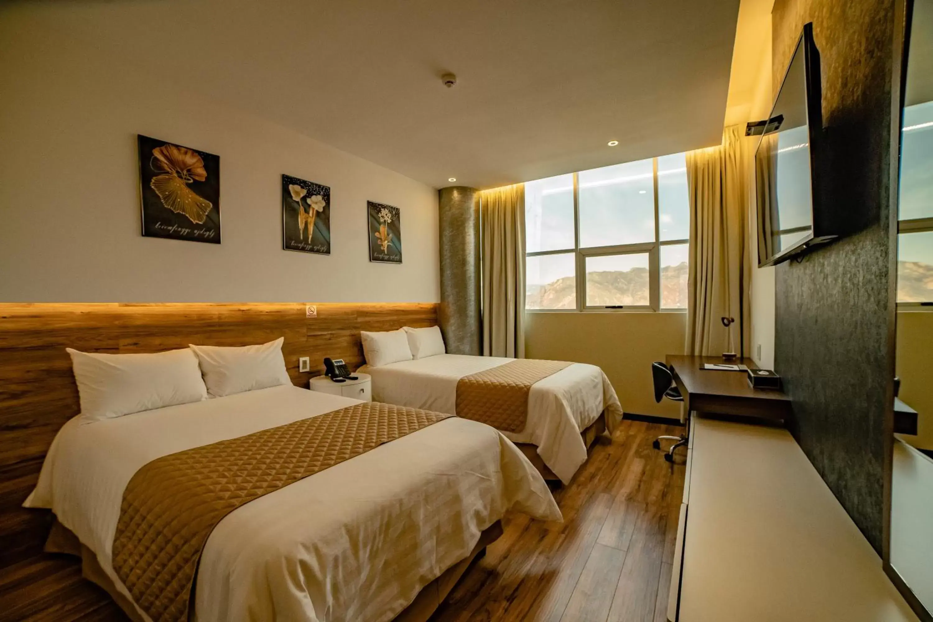 Twin Room in Hotel La Peonía Twin Room in Hotel La Peonía