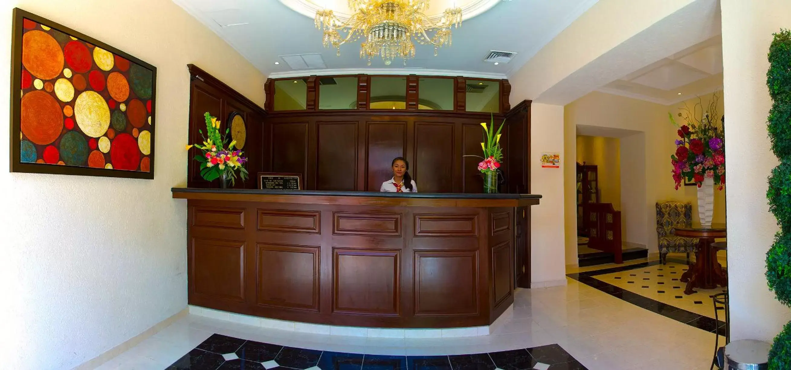 Lobby or reception, Lounge/Bar in Hotel Plaza Colonial