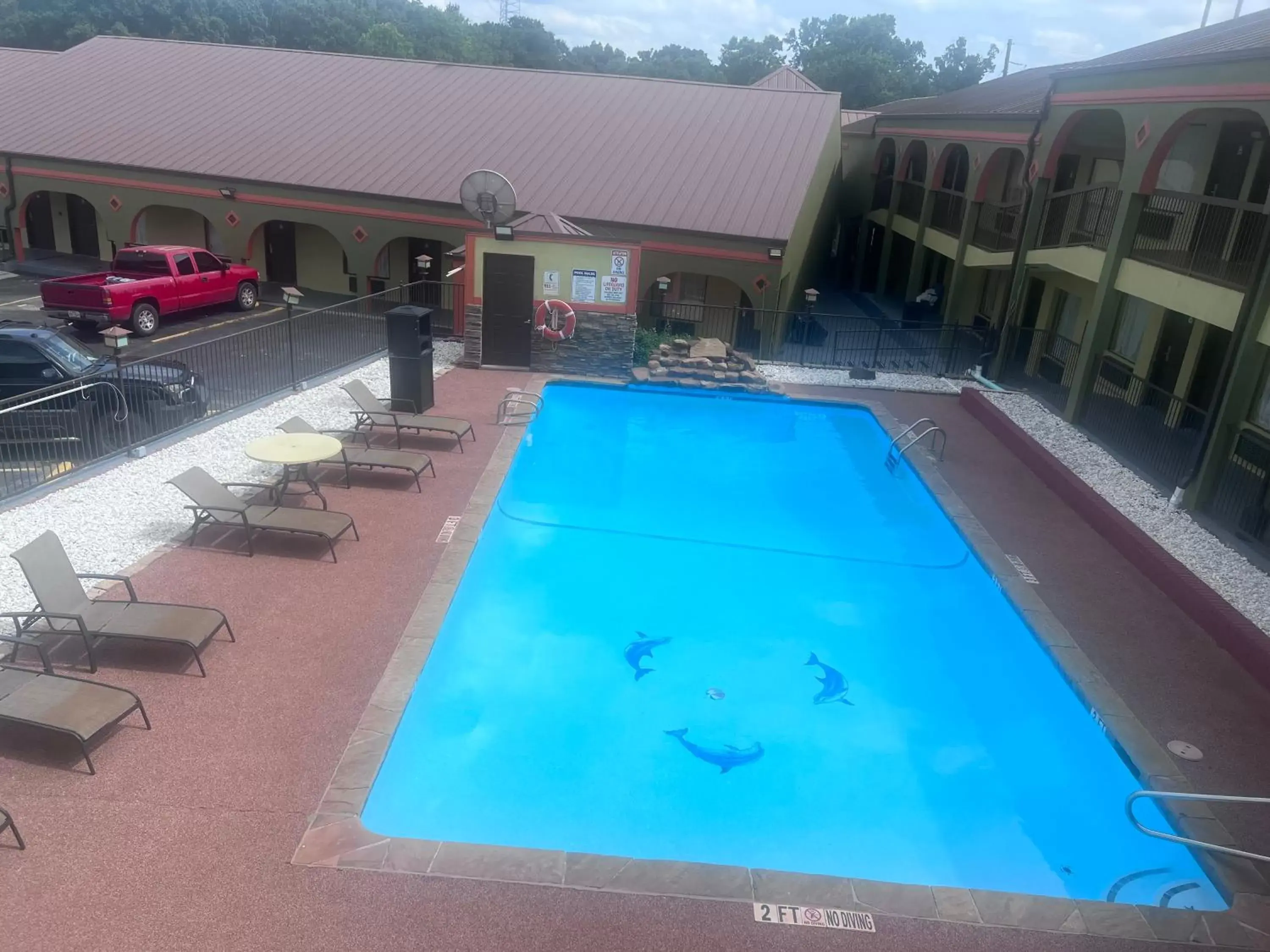 Pool View in SureStay Hotel by Best Western Mt Pleasant