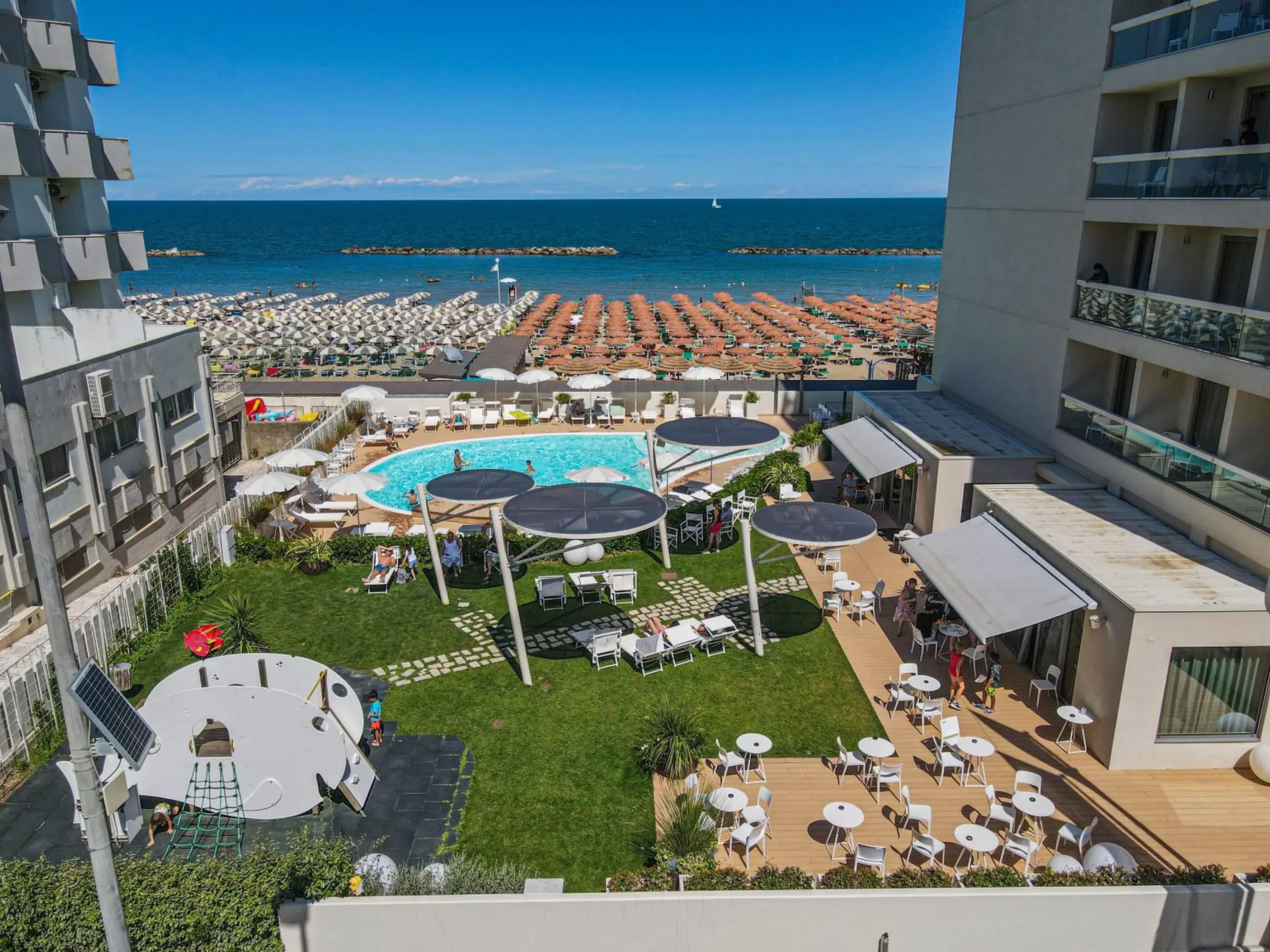 Sea view, Pool View in Nautilus Family Hotel