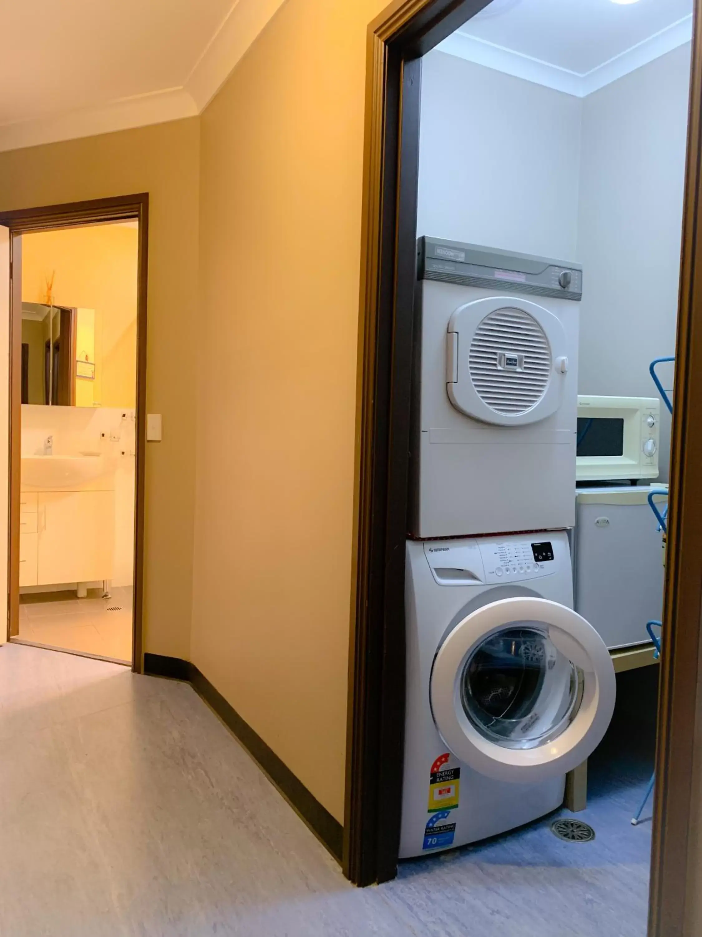 Bathroom in Westside Studio Apartments