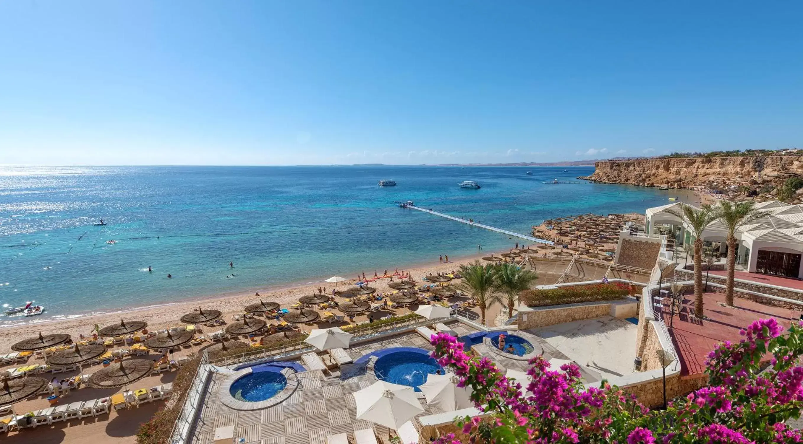 Beach, Bird's-eye View in Reef Oasis Beach Aqua Park Resort