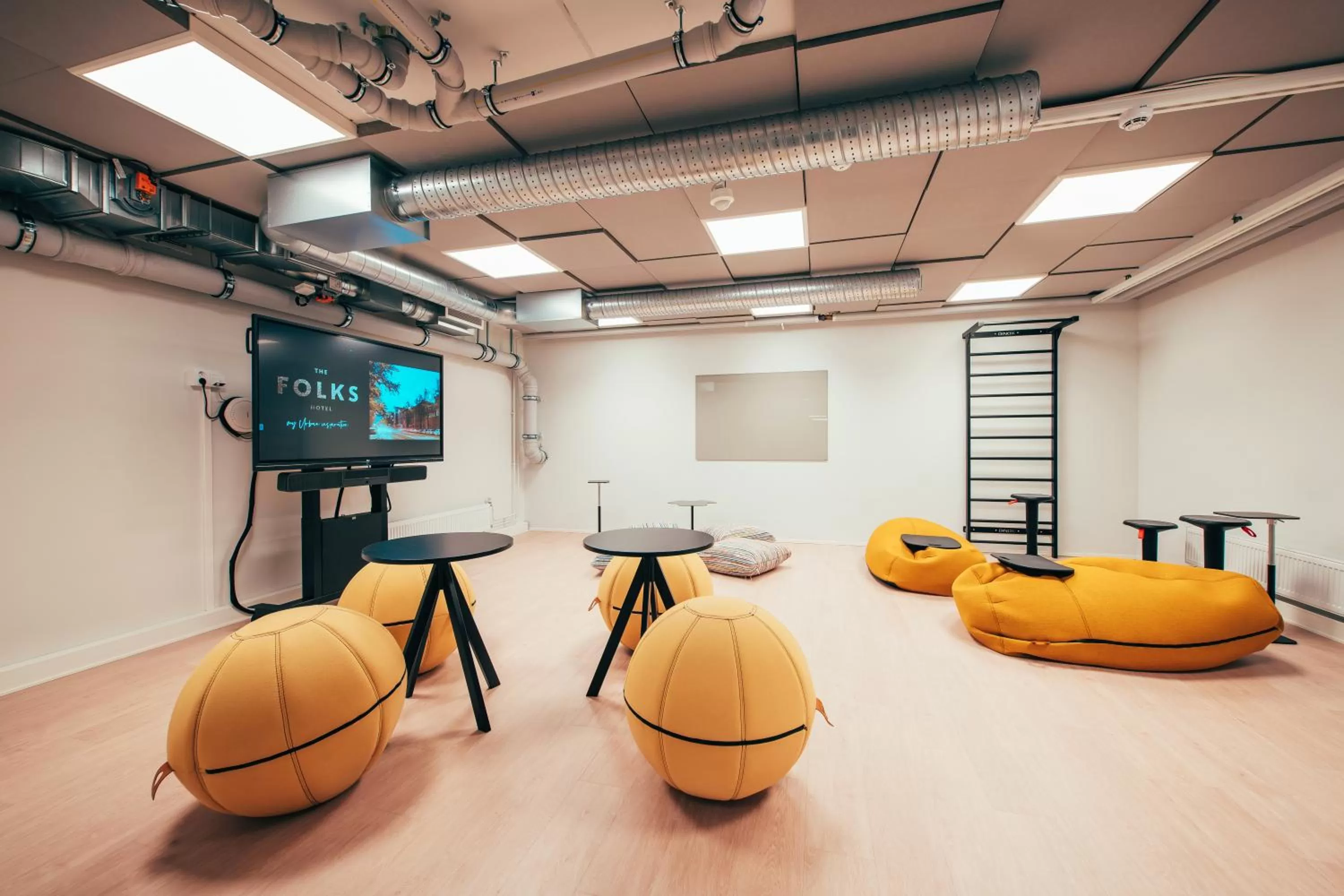 Fitness centre/facilities in The Folks Hotel Konepaja