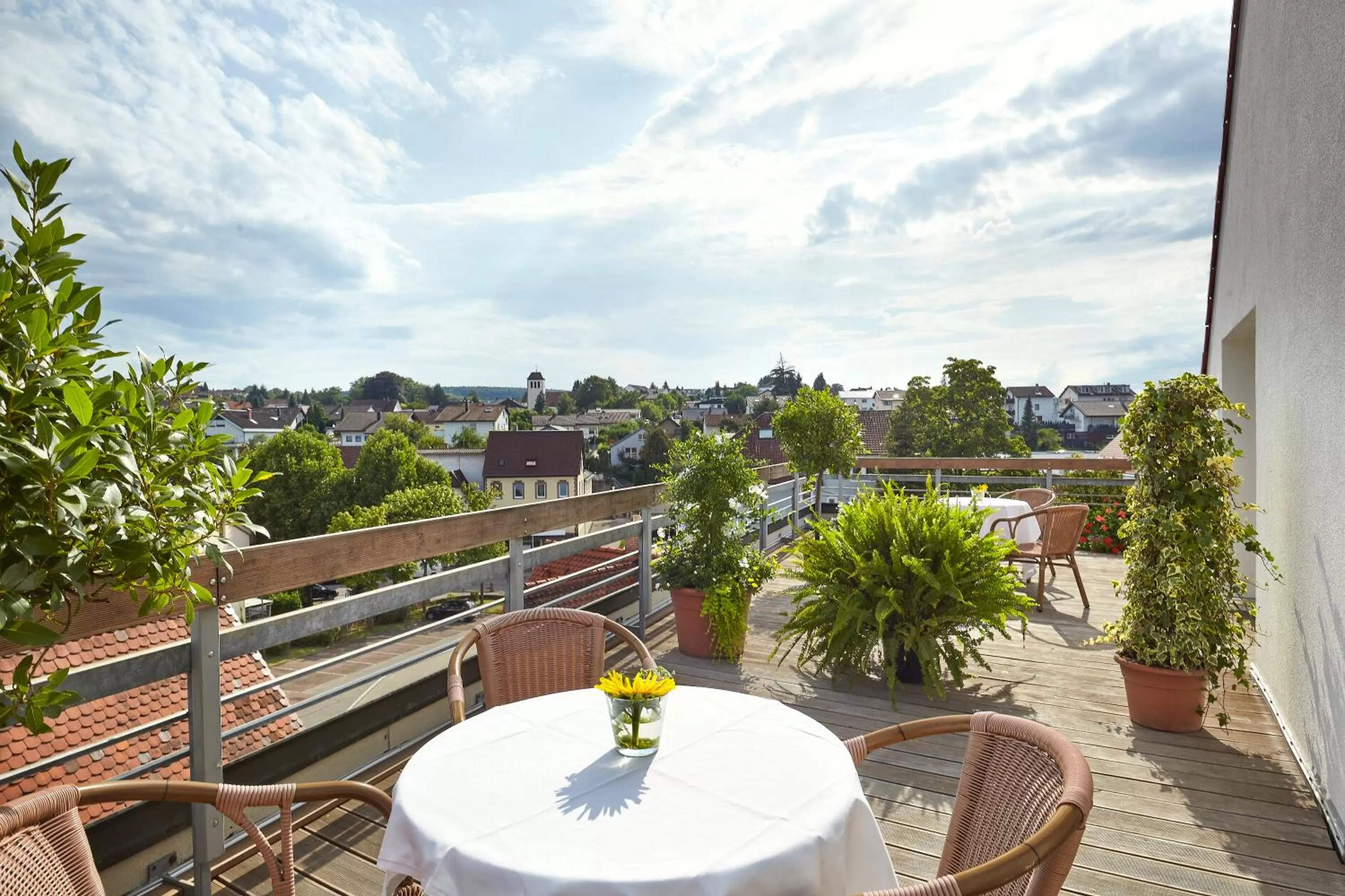 Balcony/Terrace in Hotel Goll Pforzheim-Niefern