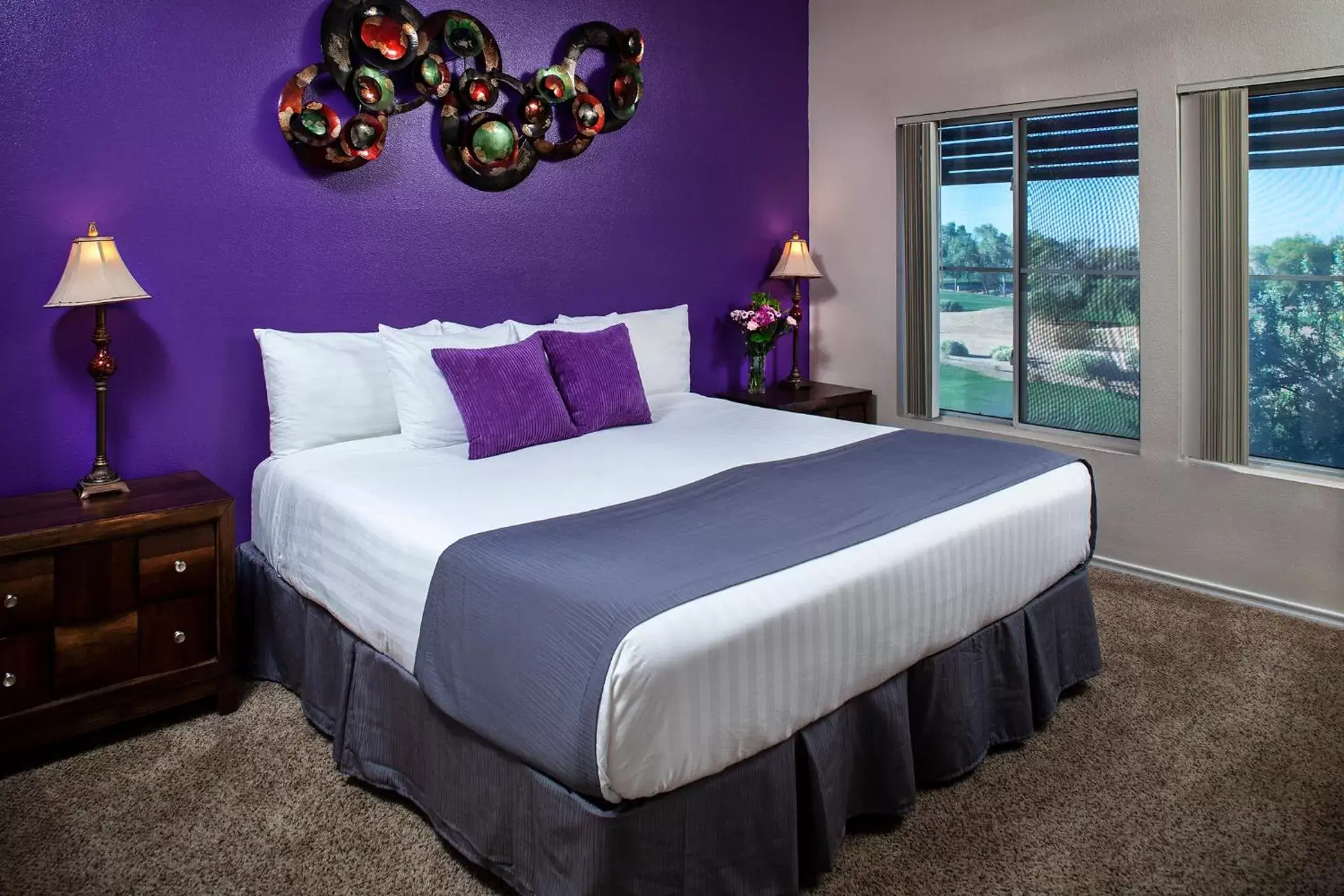 Bedroom, Bed in Luxury Condos by Meridian CondoResorts- Scottsdale