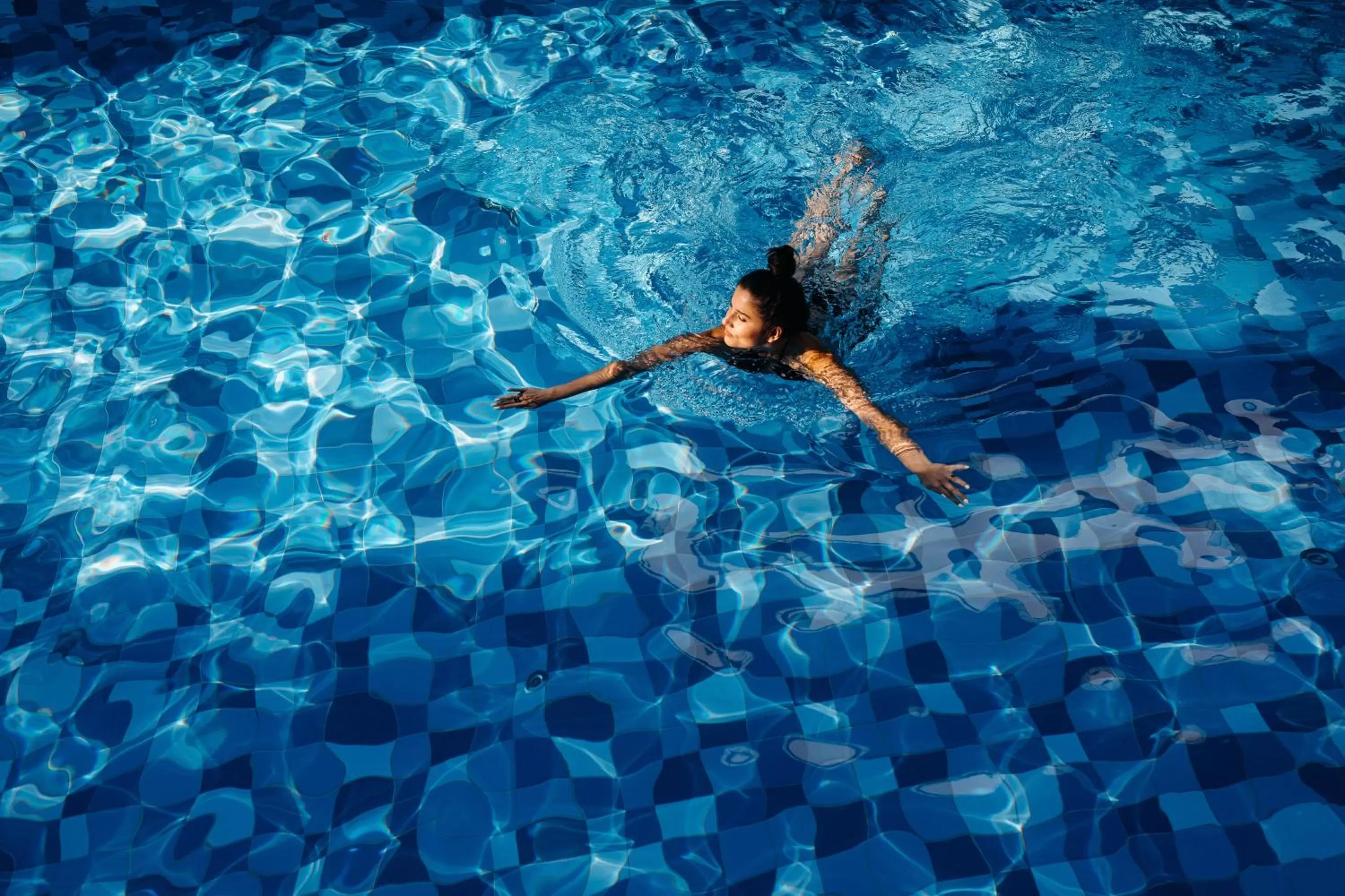 Pool view in HOTEL CRYSTAL WELLNESS & SPA superior