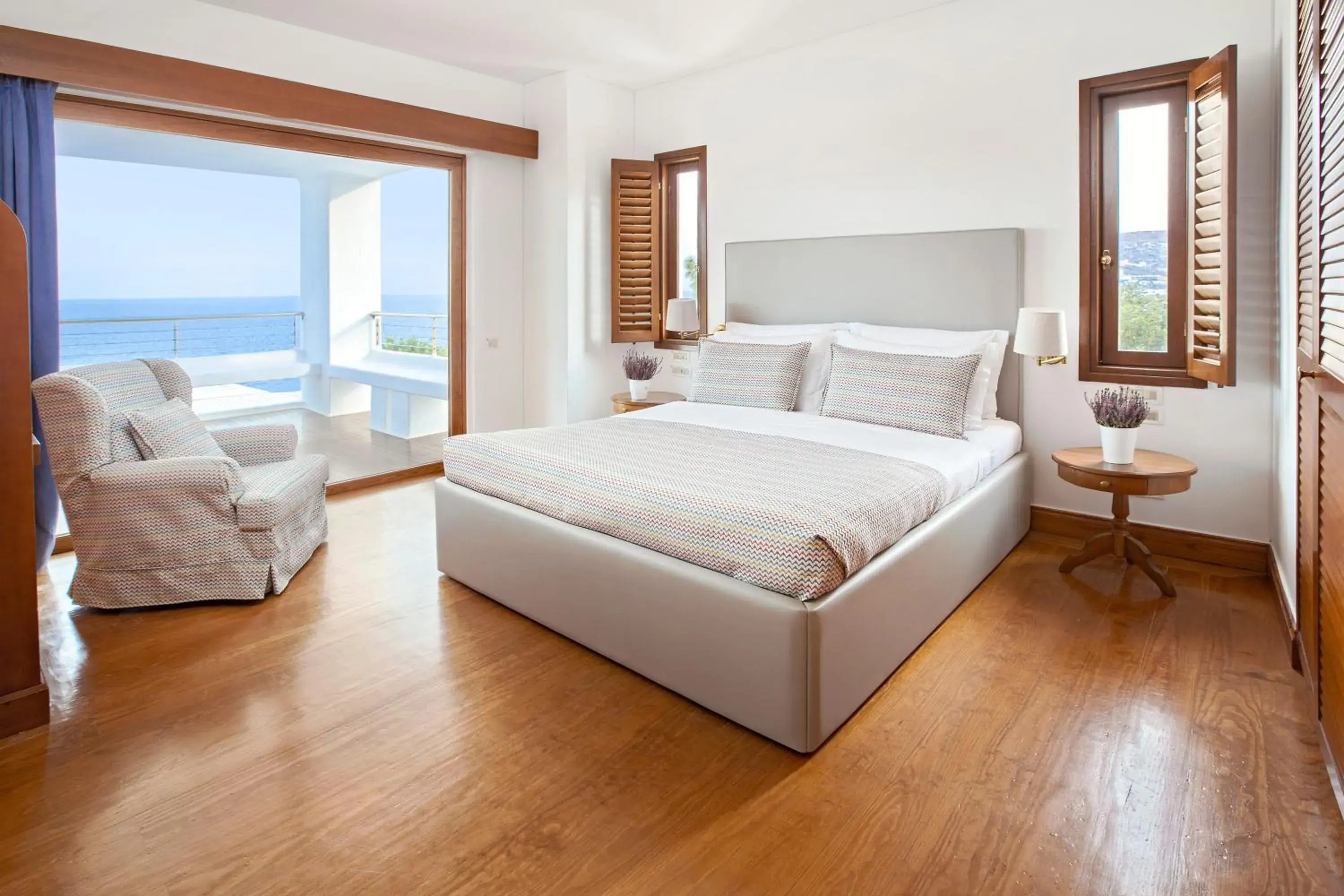Bedroom, Bed in Elounda Beach Hotel & Villas, a Member of the Leading Hotels of the World
