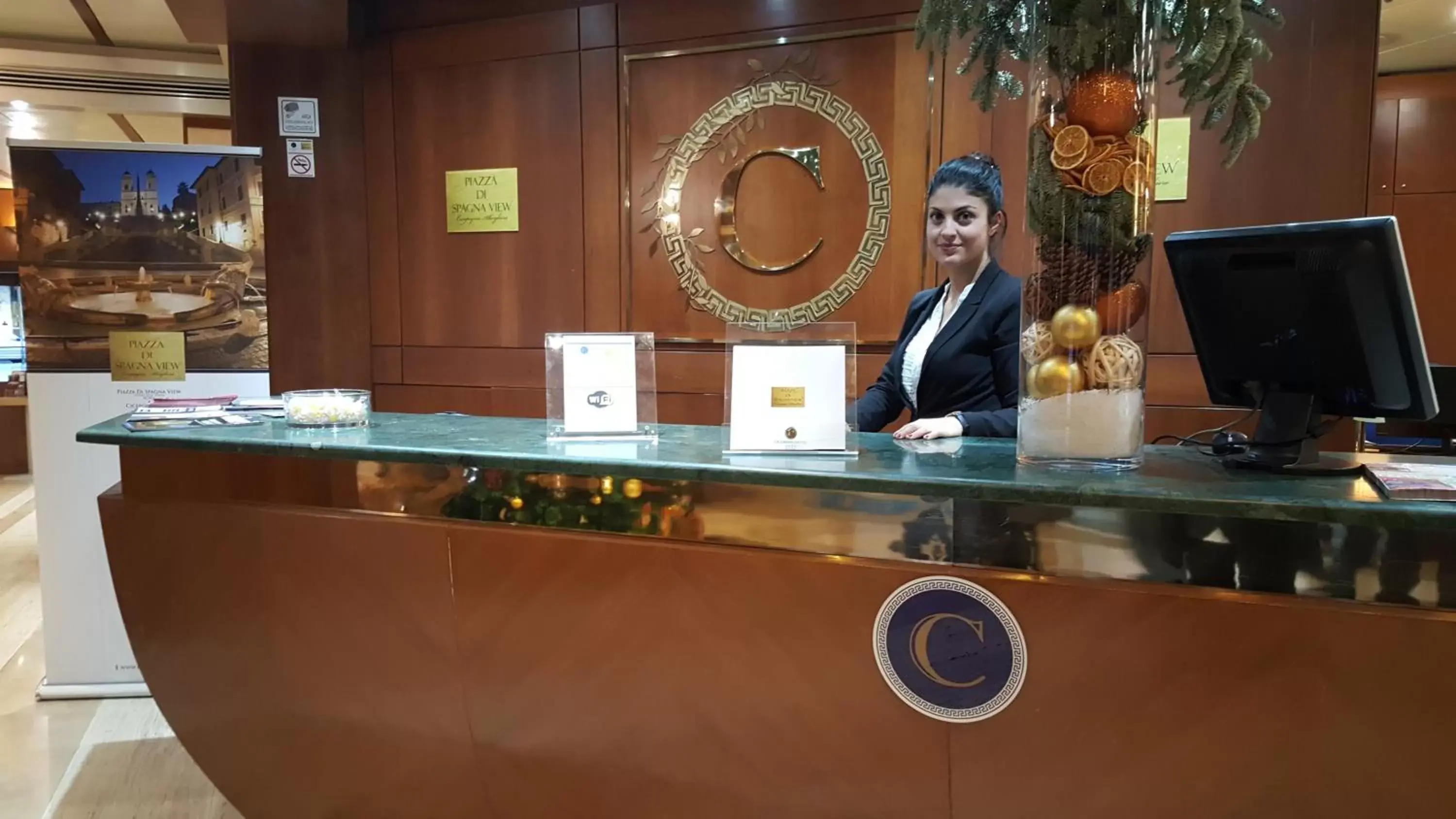 Lobby or reception, Lobby/Reception in iH Hotels Roma Cicerone