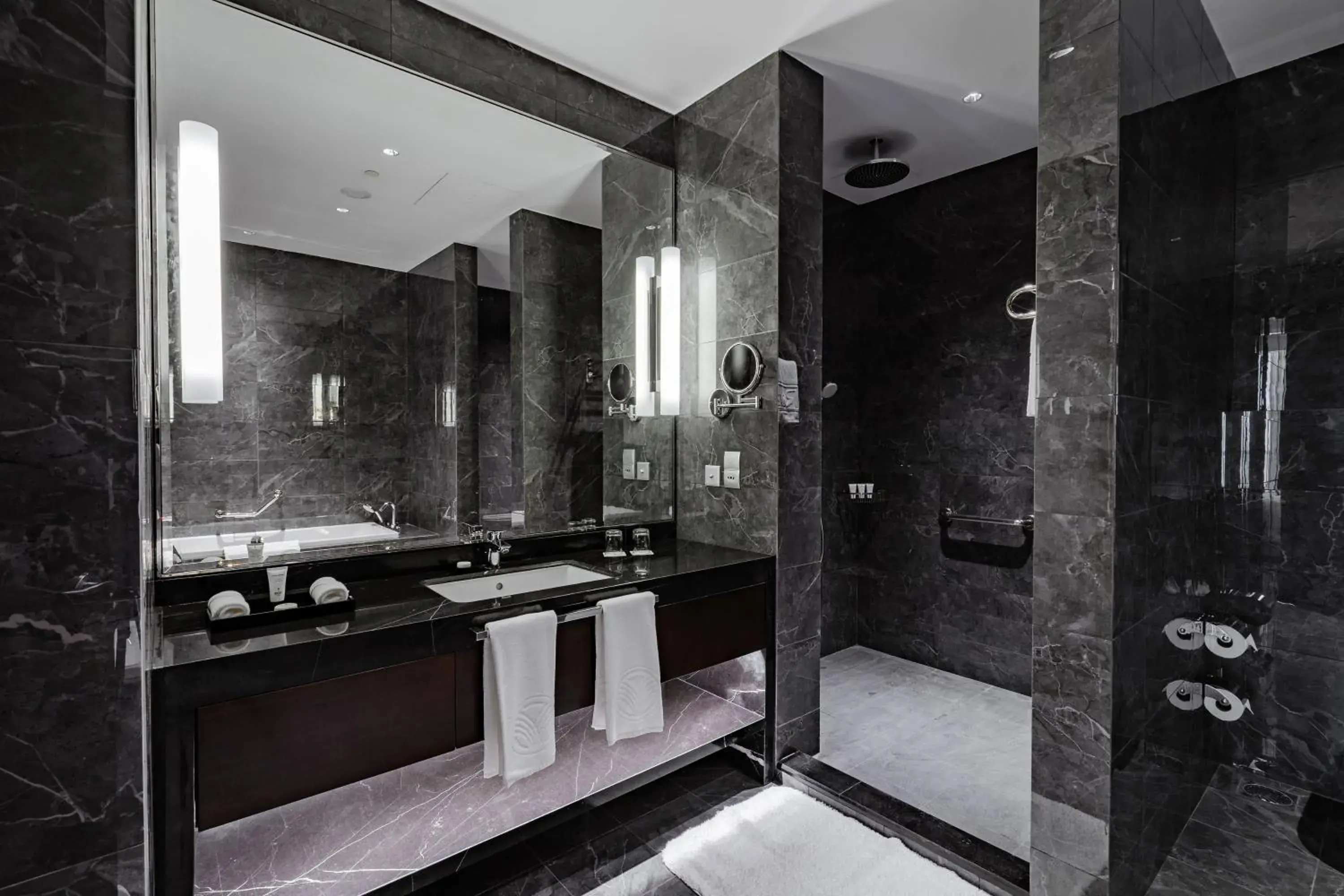 Shower, Bathroom in Johari Rotana