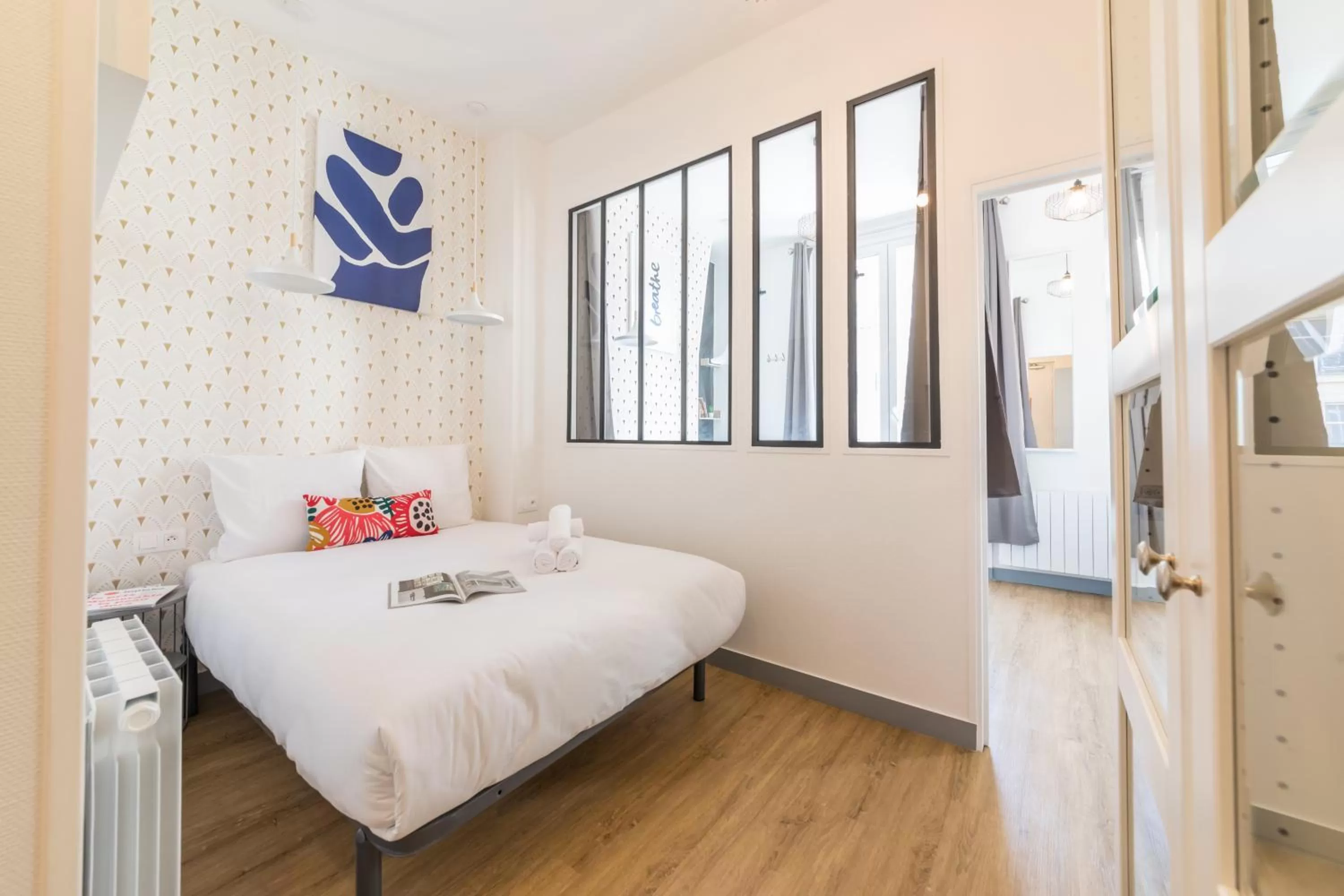 Bedroom, Bed in WS Haussmann - La Fayette