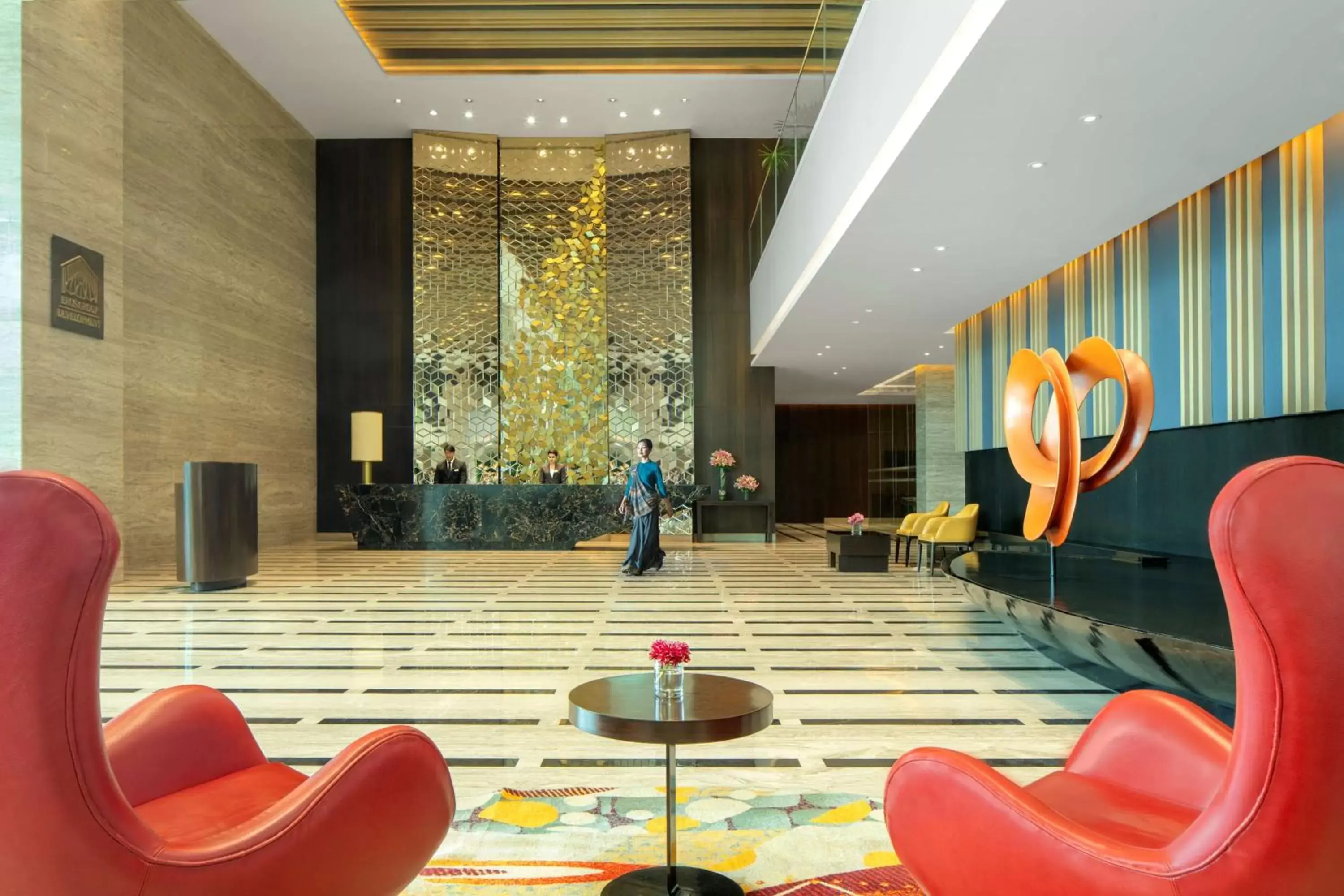 Lobby or reception, Lobby/Reception in Radisson Blu Faridabad