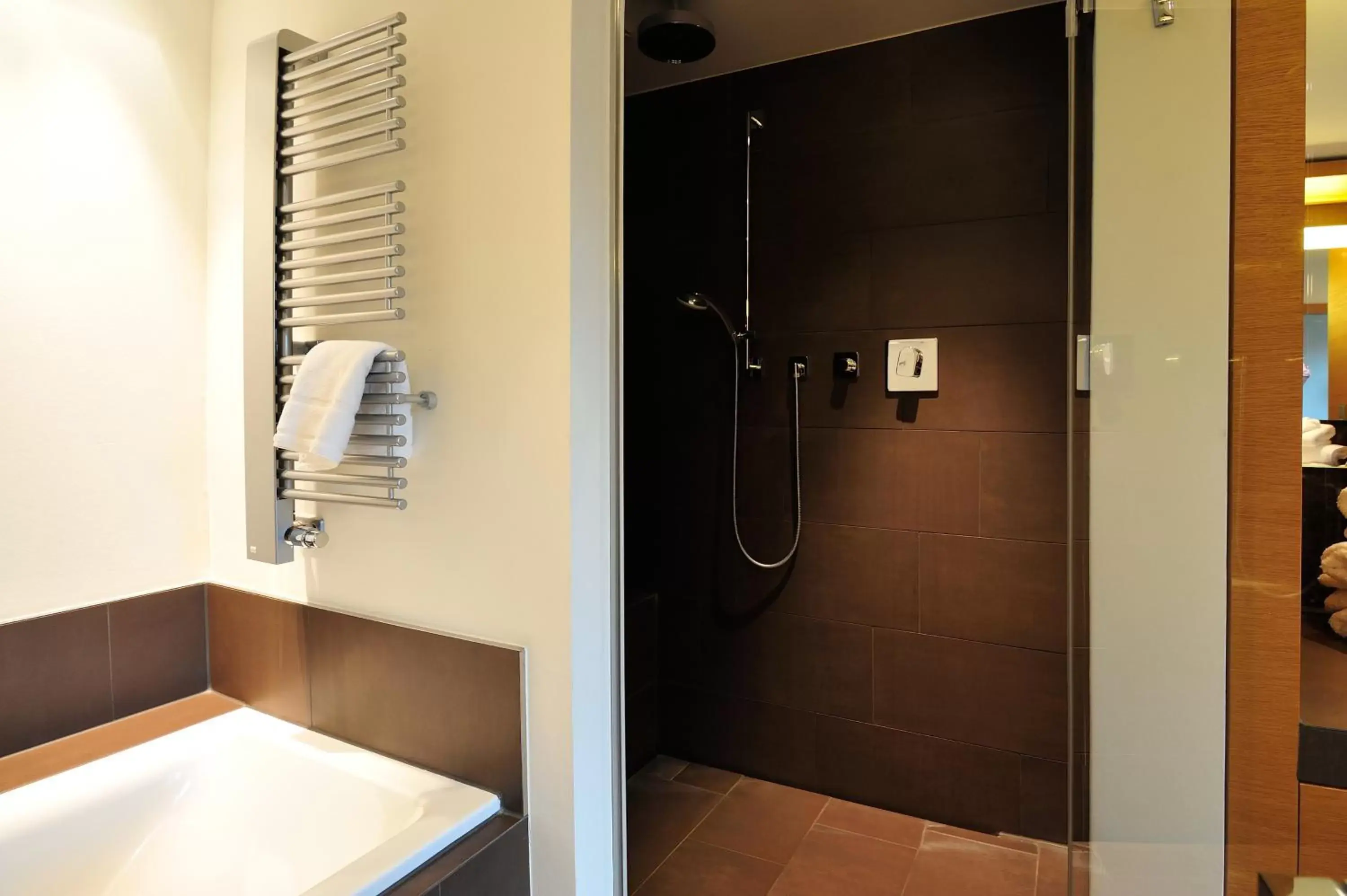 Shower, Bathroom in Schlossgut Gross Schwansee